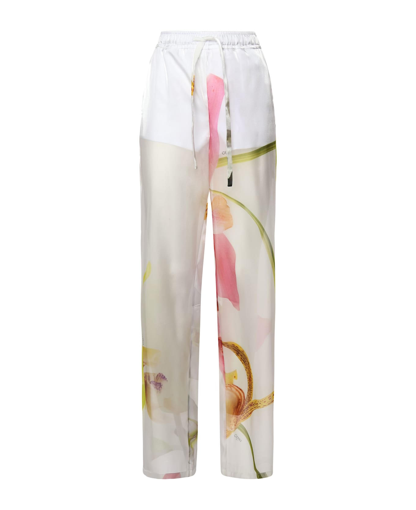 Genny Drawstring Trousers - White