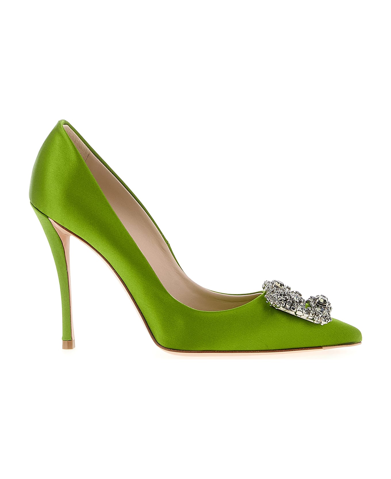 Roger Vivier 
flower Strass
 Pumps - Green