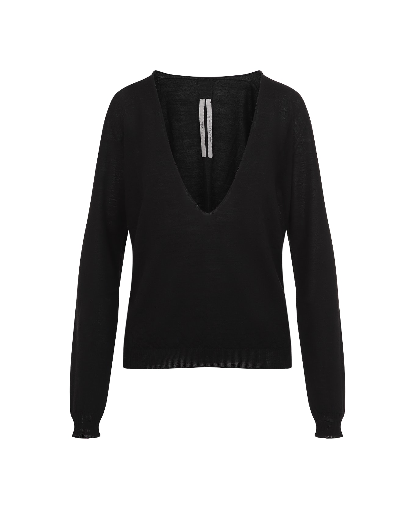 Rick Owens Extreme V-neck Pullover - Black