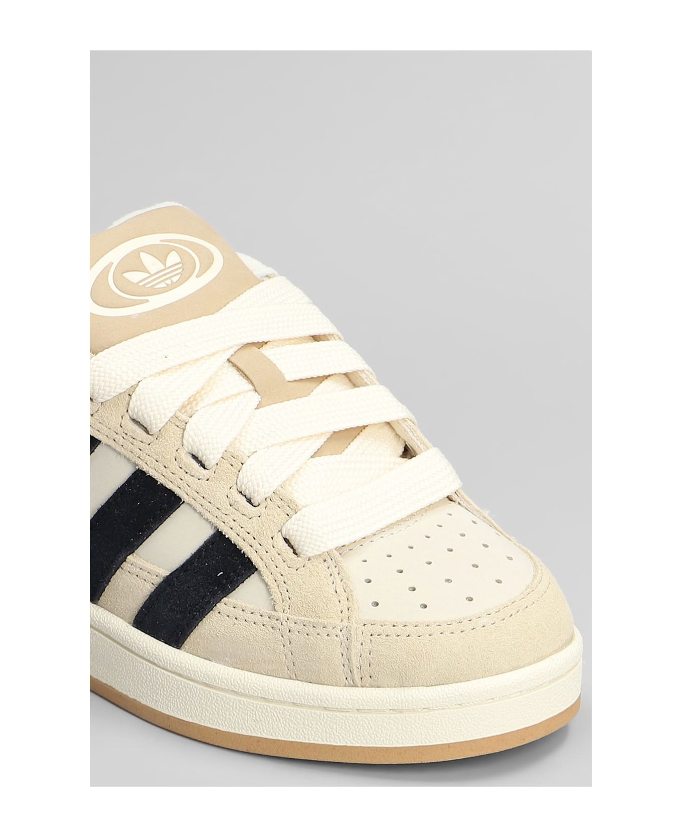 Adidas Campus 00s Beta Sneakers In Beige Suede And Leather - beige