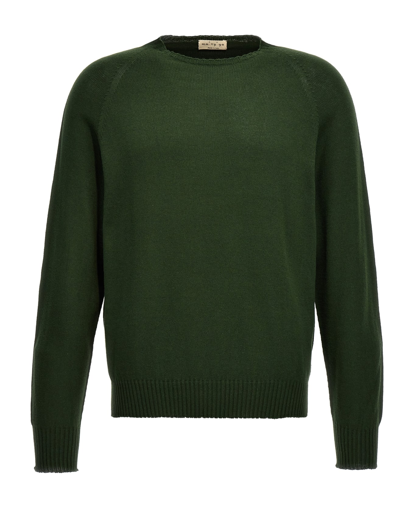 Ma'ry'ya Crew-neck Sweater - Green ニットウェア