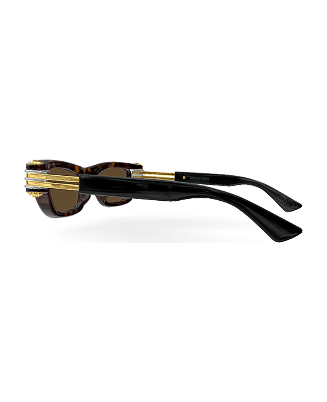 Bottega Veneta Eyewear BV1308S Sunglasses - Havana Gold Brown サングラス