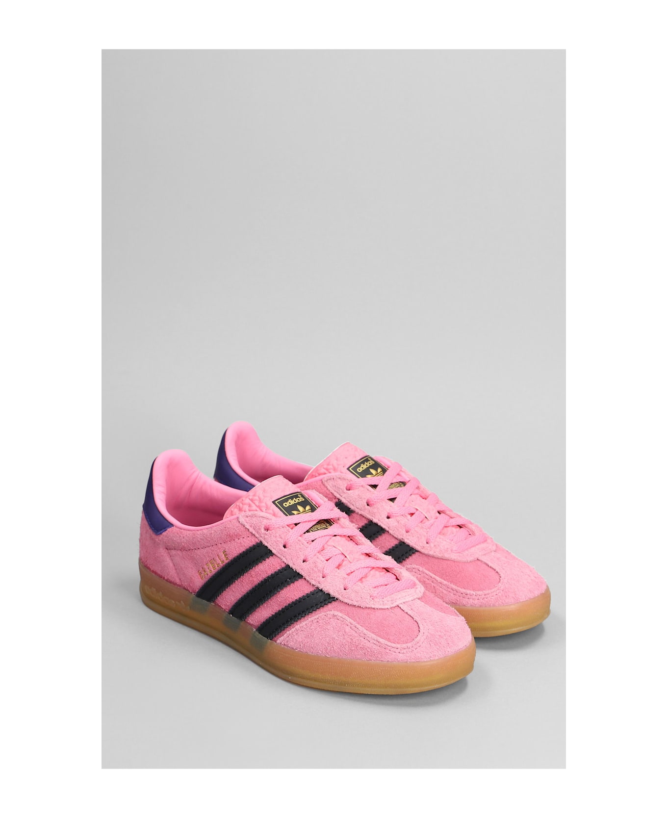 Adidas Gazelle Indoor Sneakers In Rose-pink Suede - rose-pink