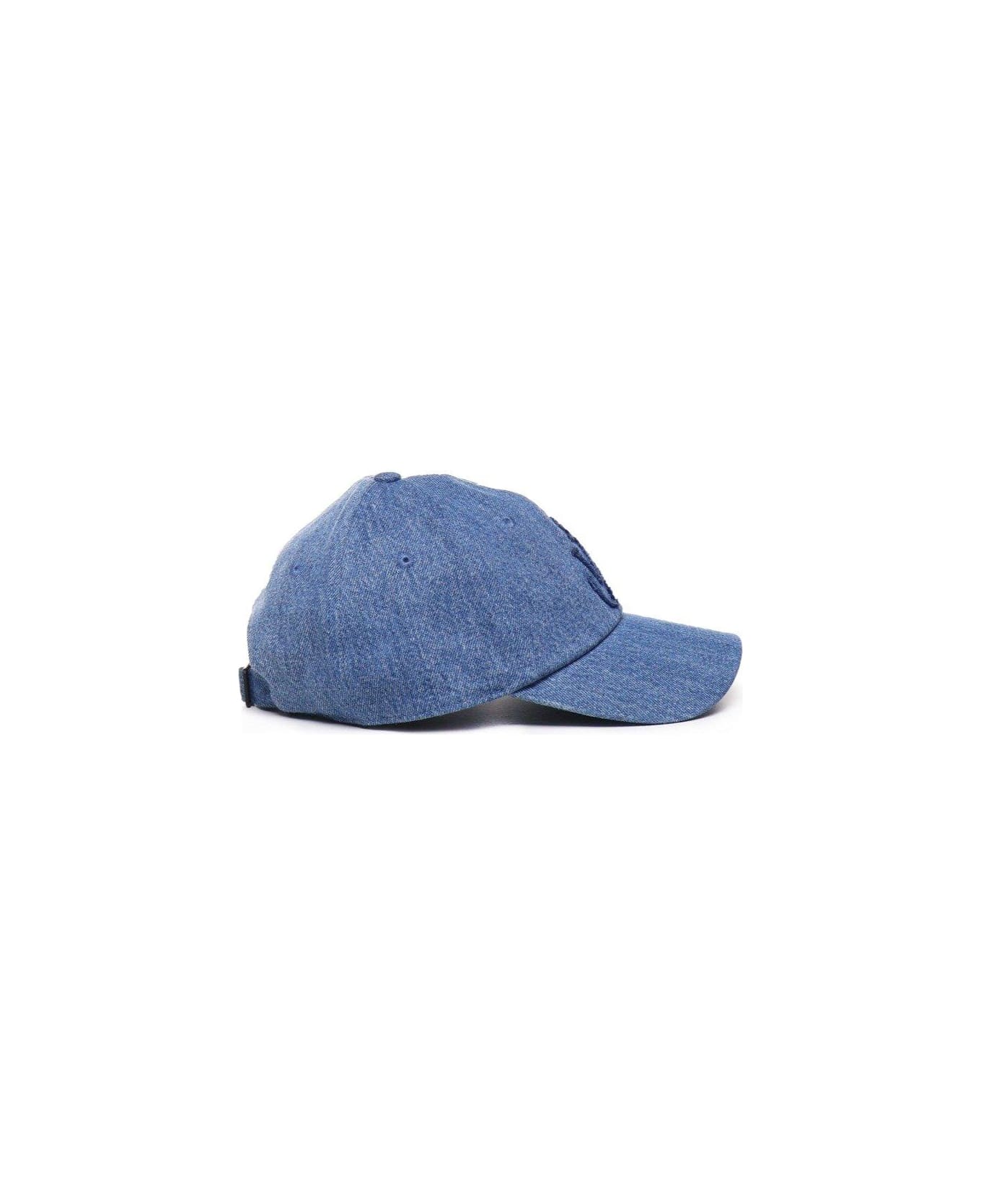J.W. Anderson Logo Embroidered Baseball Cap - Blue