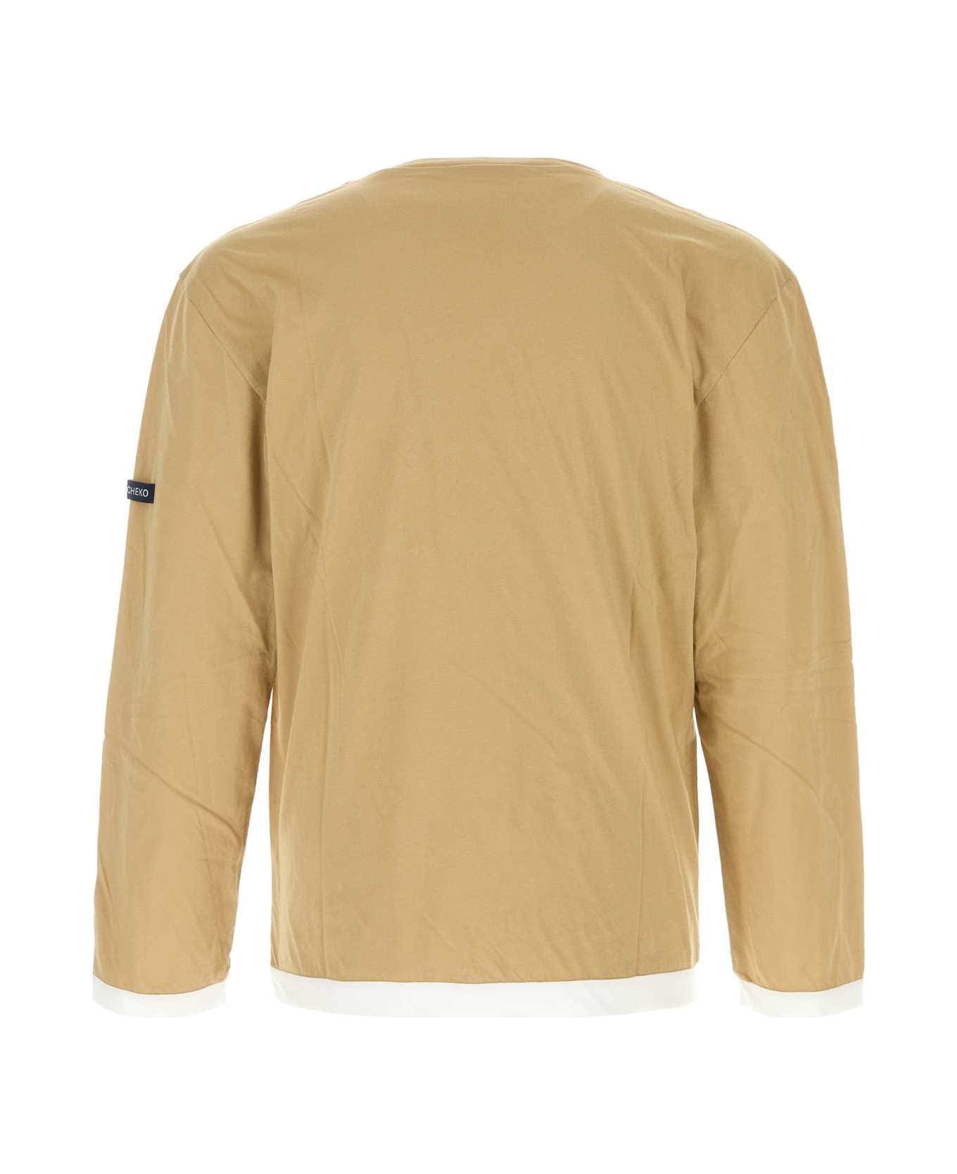 Namacheko Beige Cotton T-shirt - SANDAL