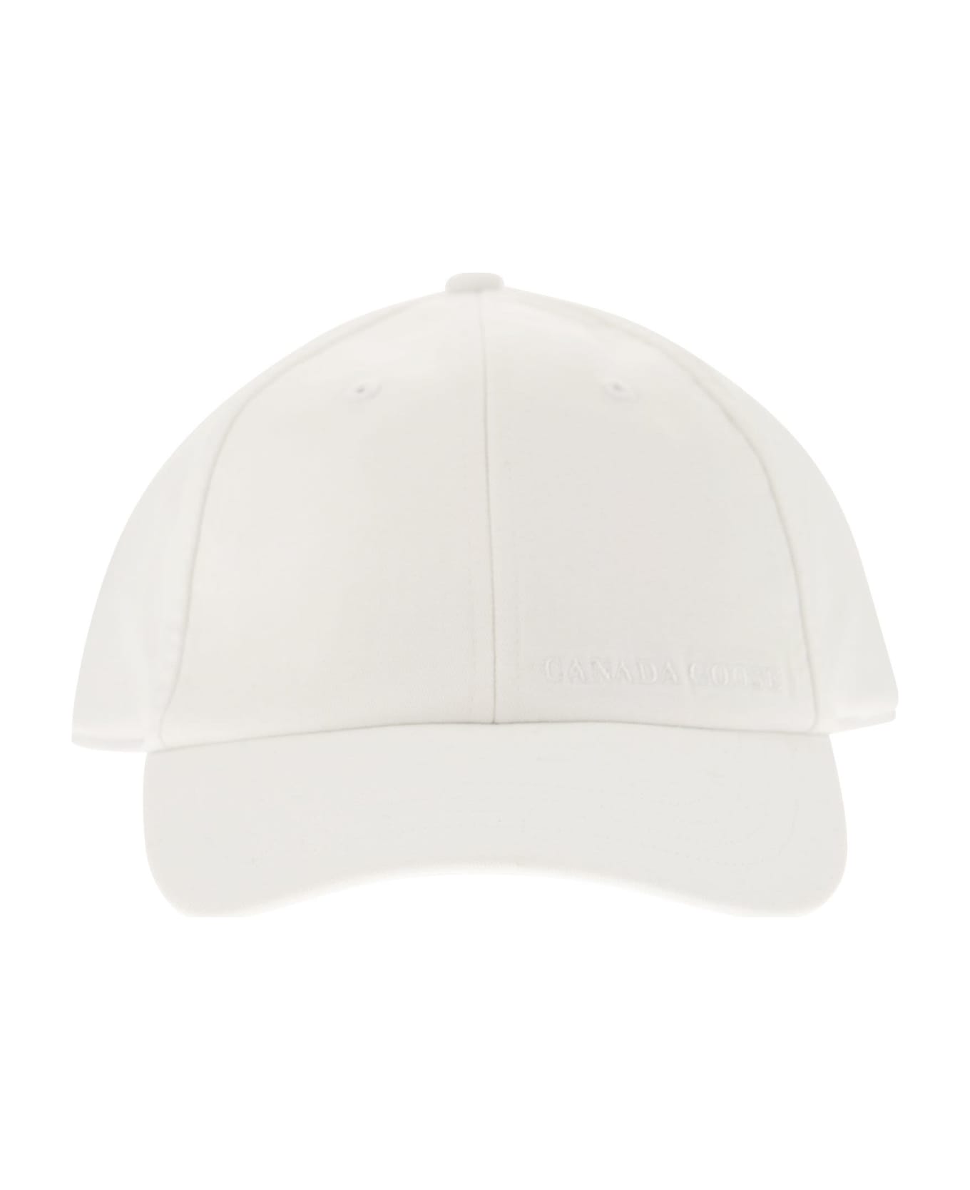 Canada Goose Hat With Visor - White 帽子