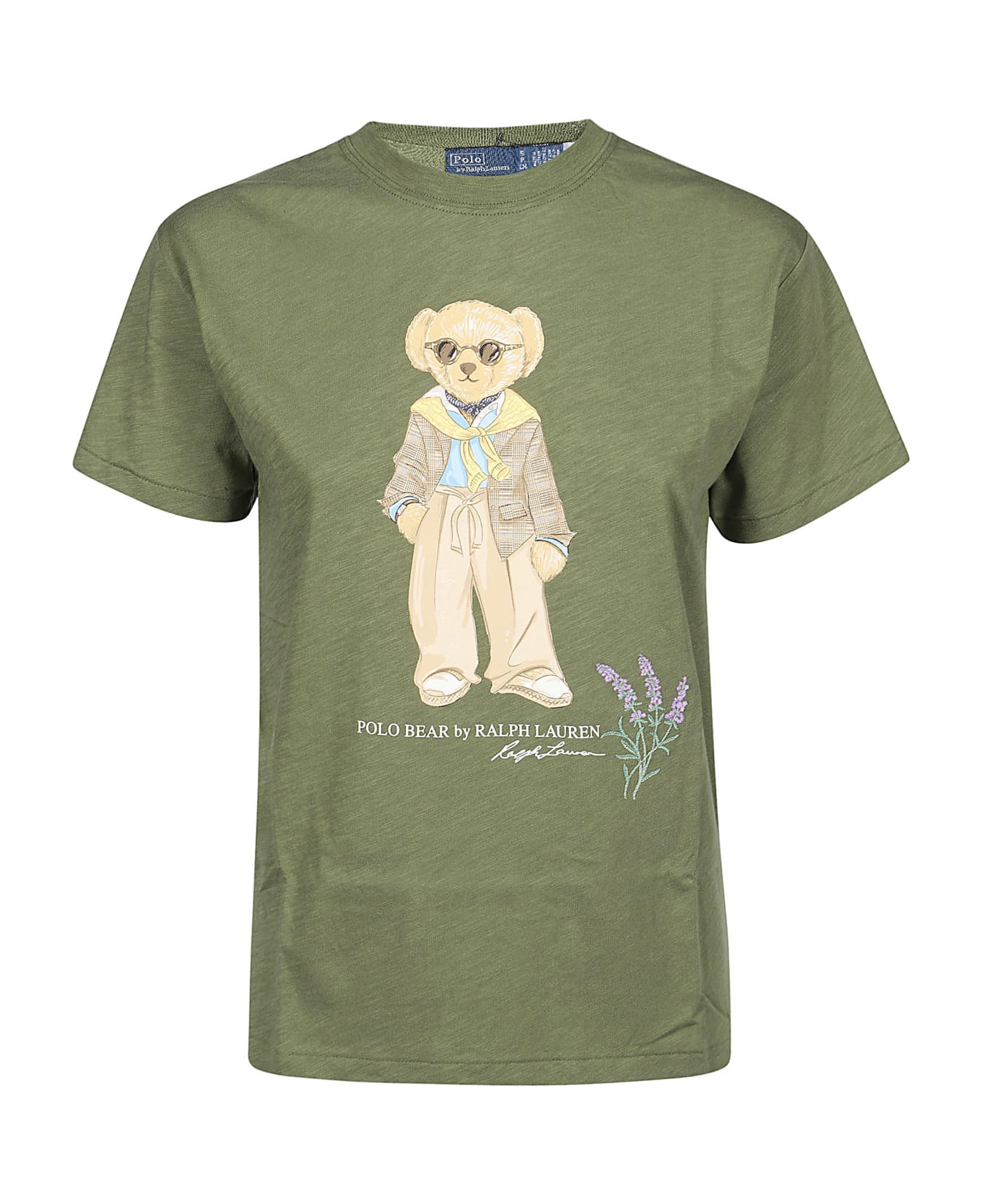 Polo Ralph Lauren Bear Print T-shirt - Garden Trail Tシャツ
