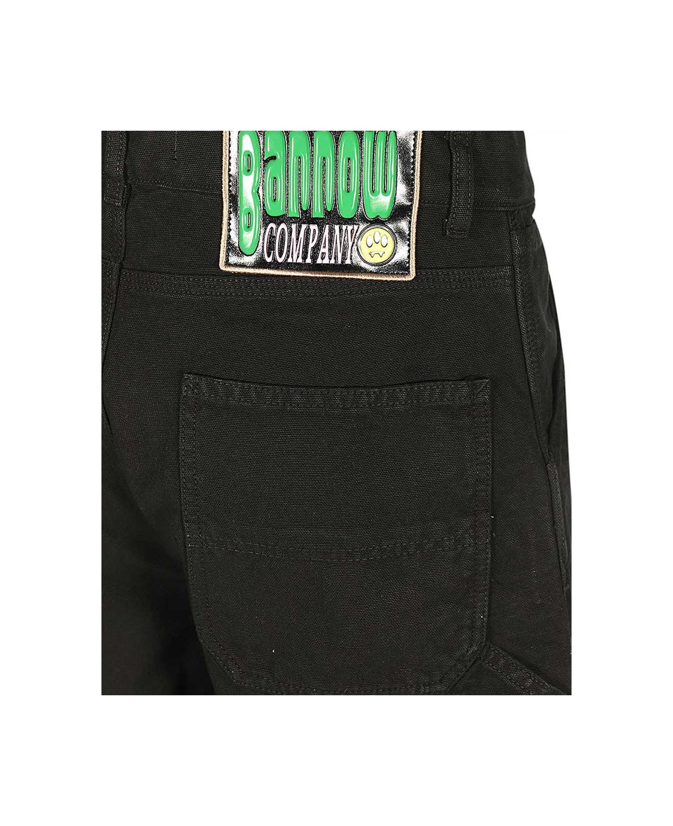 Barrow Cotton Bermuda Shorts - black