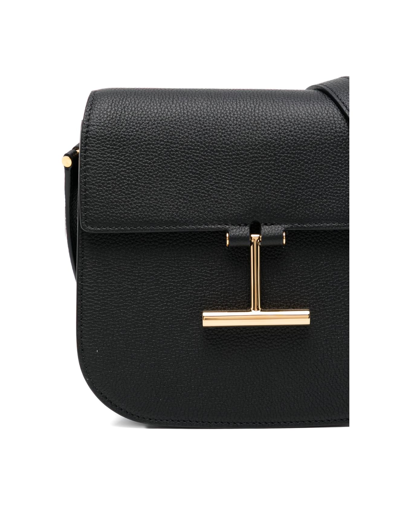 Tom Ford Tara Mini Leather Crossbody Bag - Black