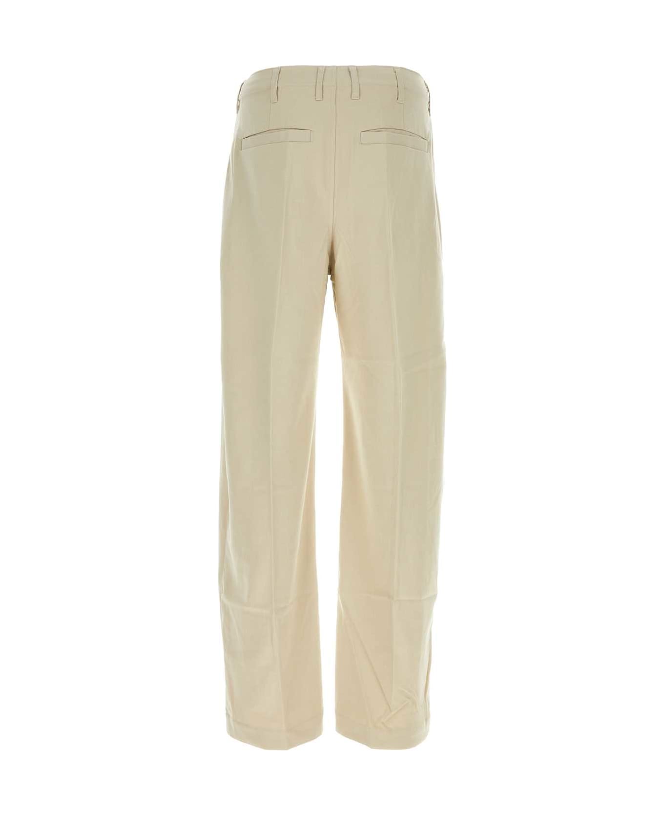 Entire Studios Sand Stretch Polyester Blend Pant - Beige