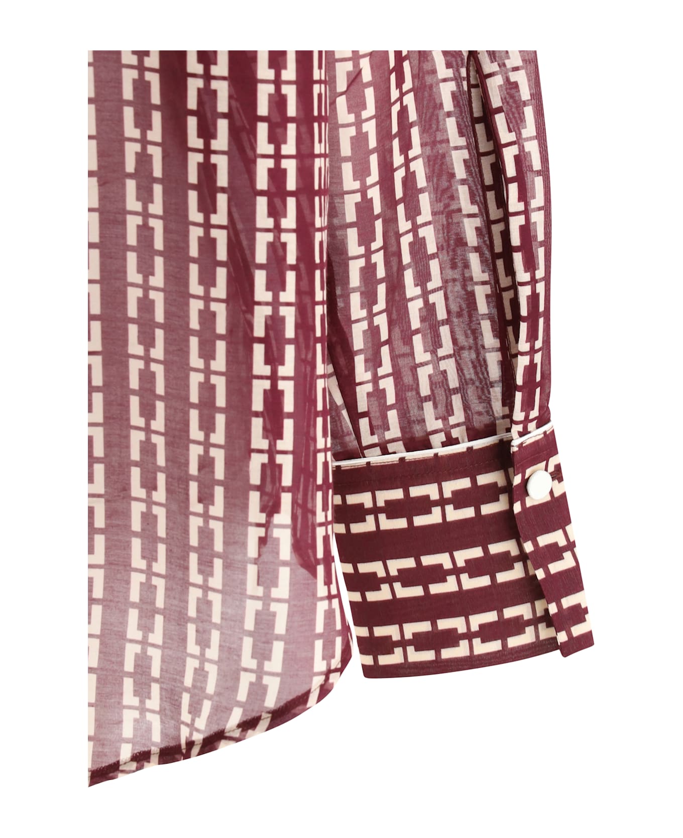 Forte_Forte "chaonette" Print Shirt - Ruby