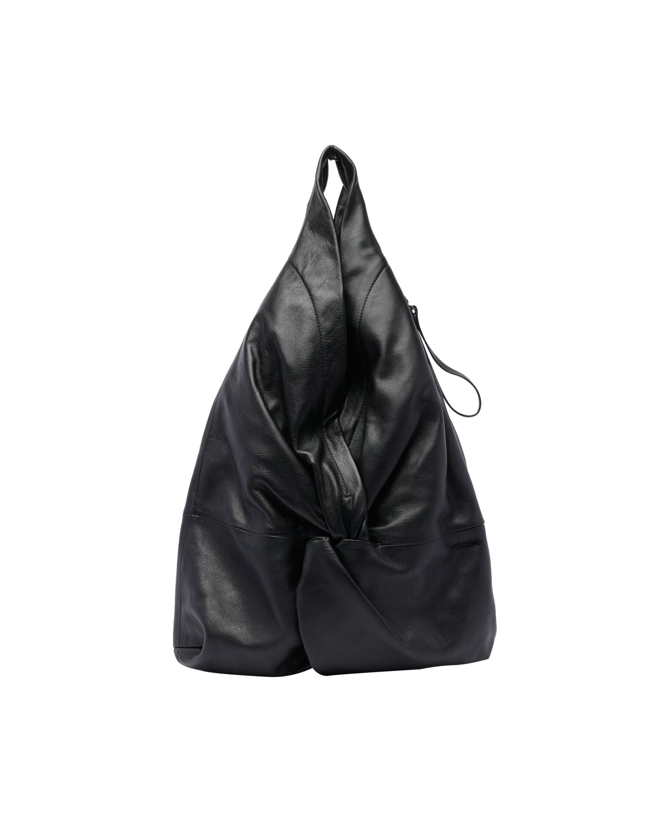 Vic Matié Elisa Bag With Knot - Black