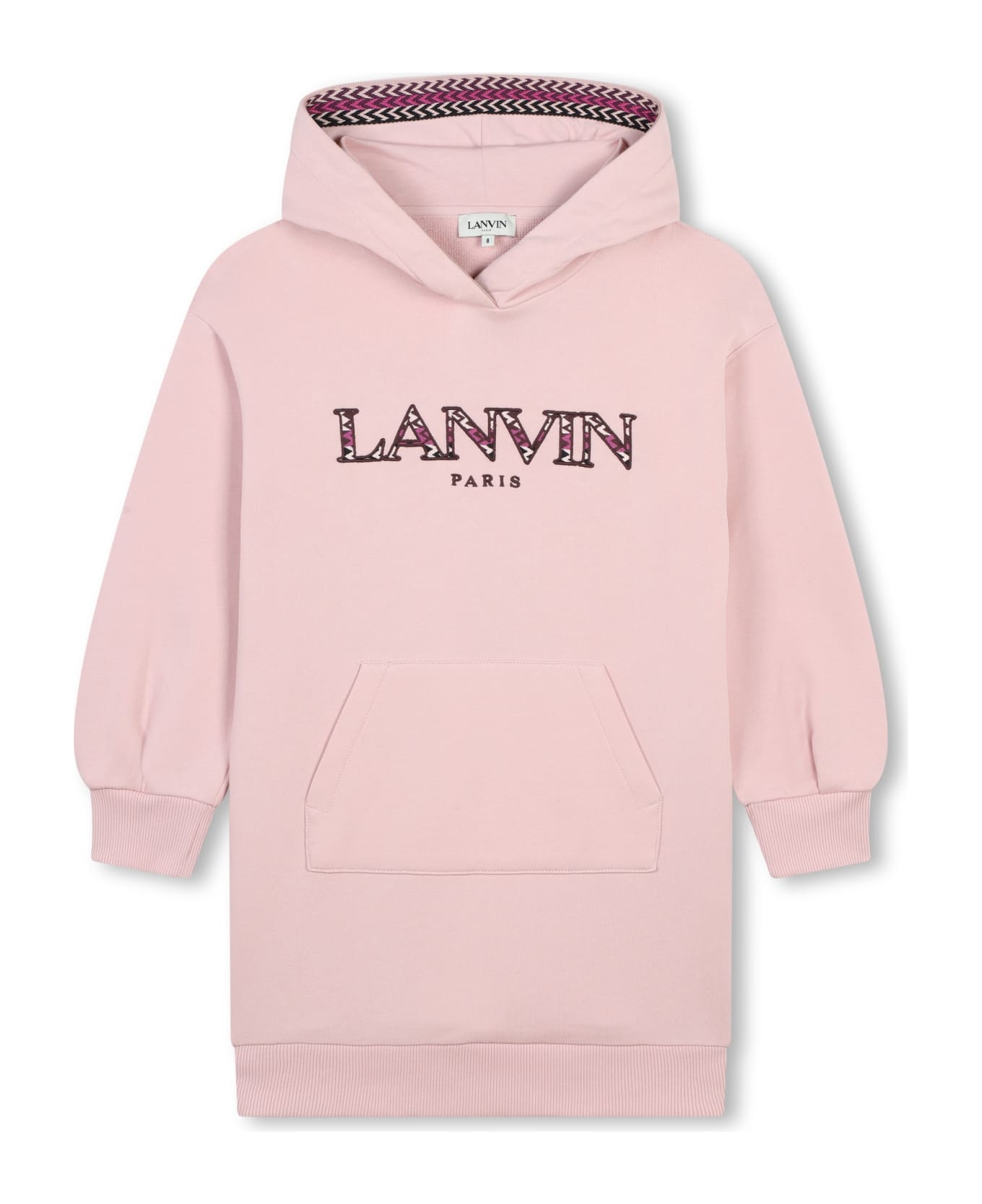 Lanvin Abito Con Logo - Pink