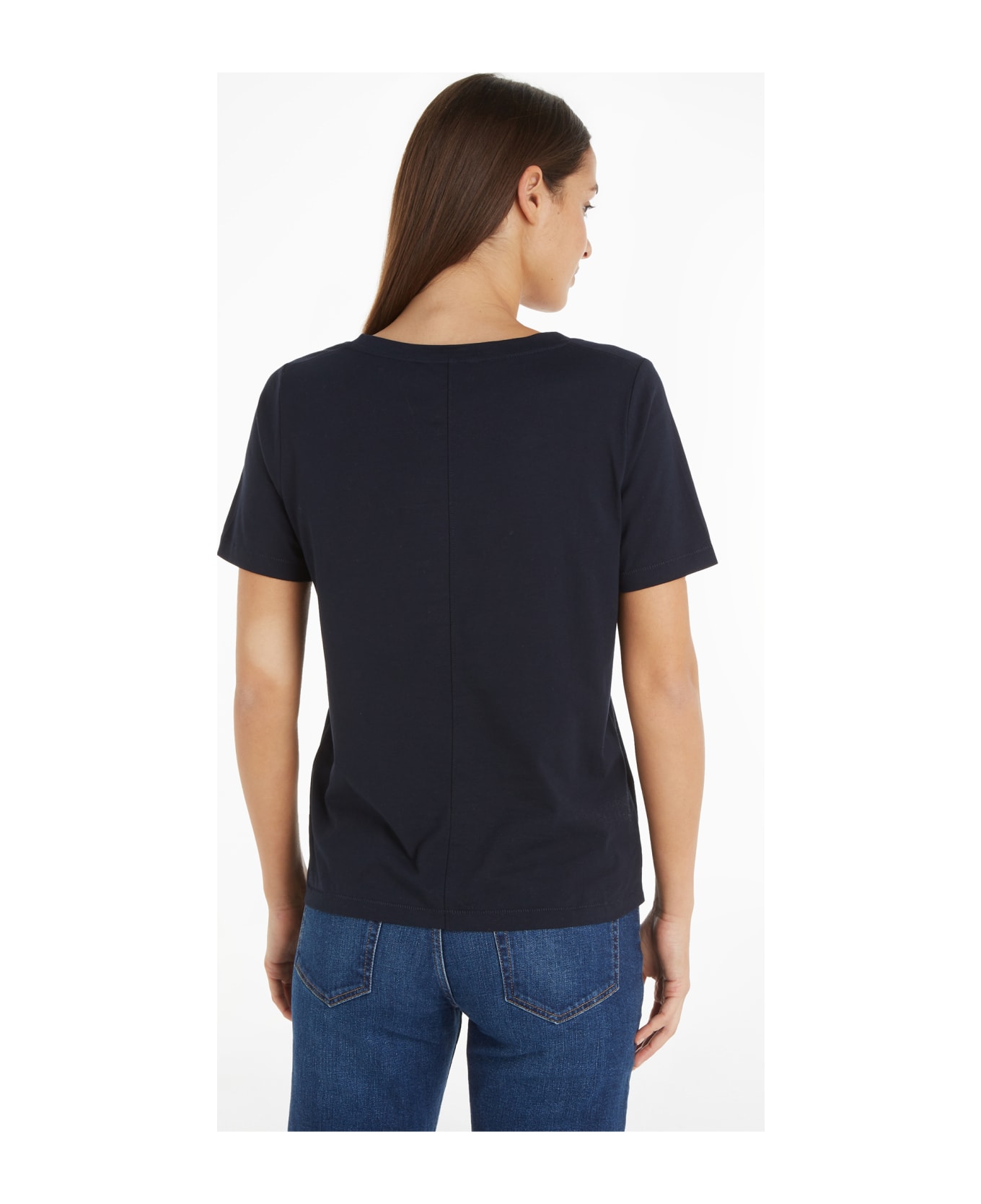 Tommy Hilfiger Modern T-shirt With V-neckline - DESERT SKY
