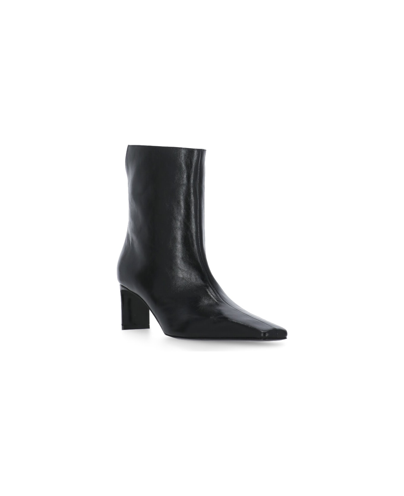 Khaite Ona Ankle Boots - Black