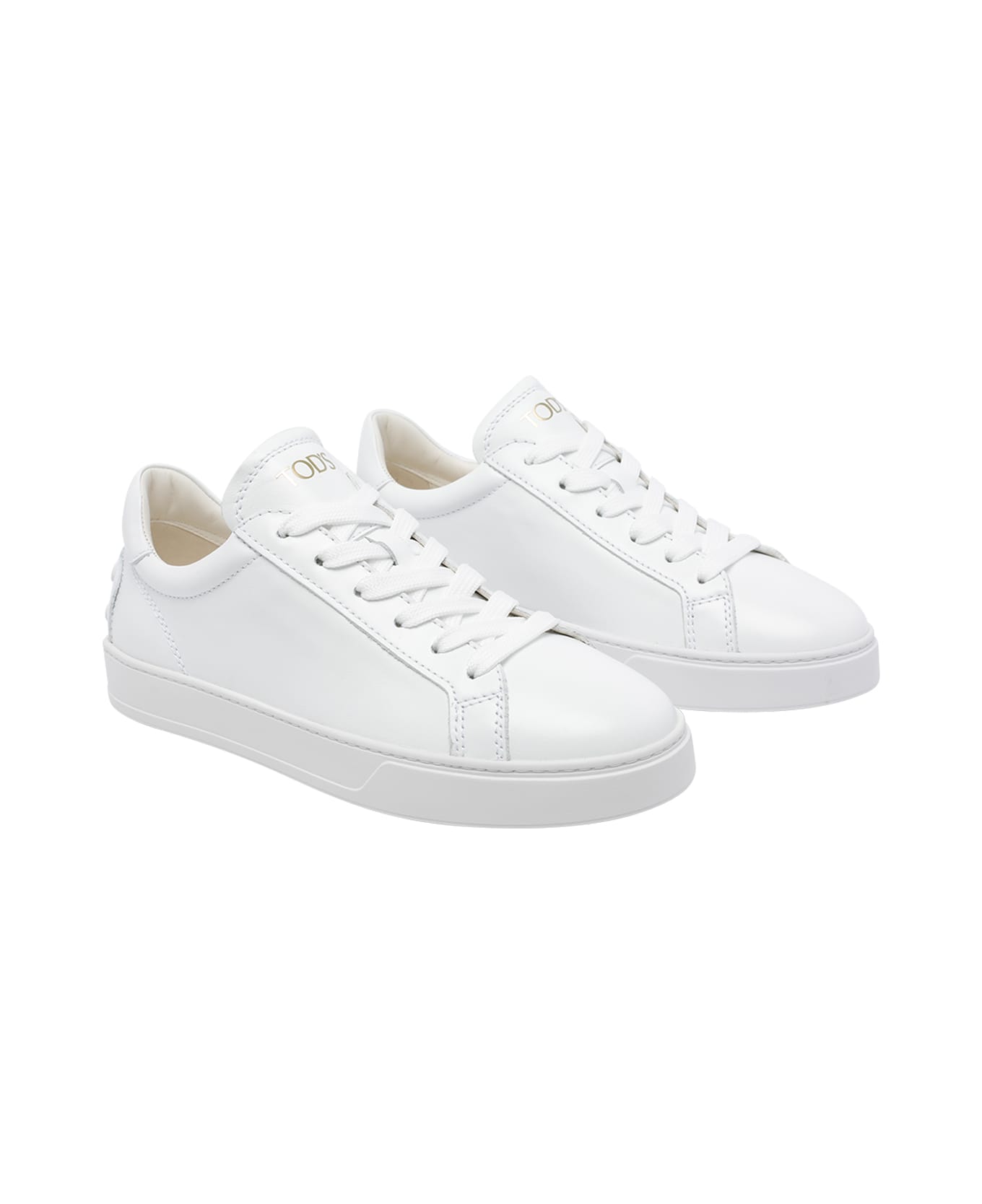Tod's Leather Sneakers - White