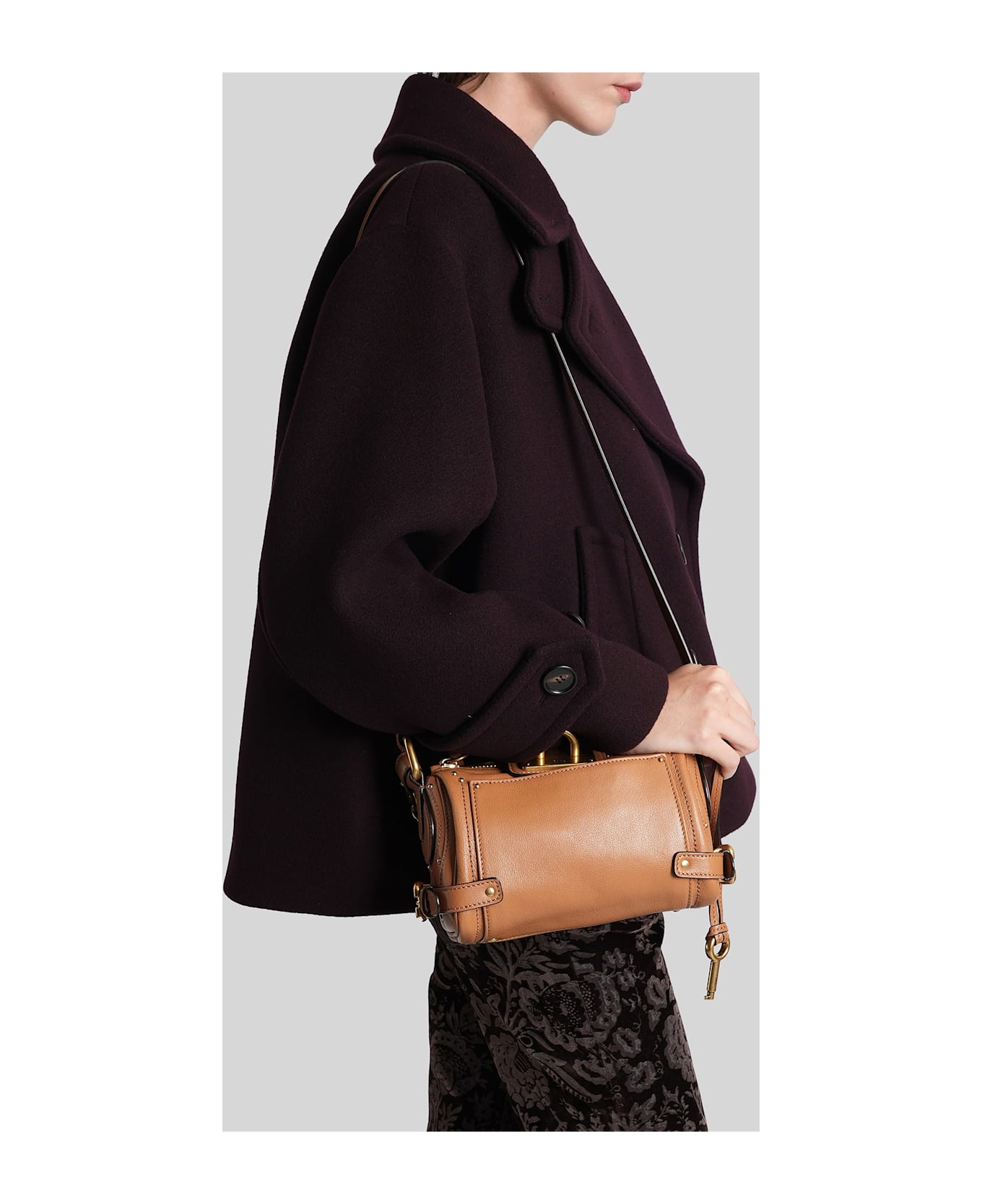 Chloé Paddington Shoulder Bag In Camel Leather - Camel