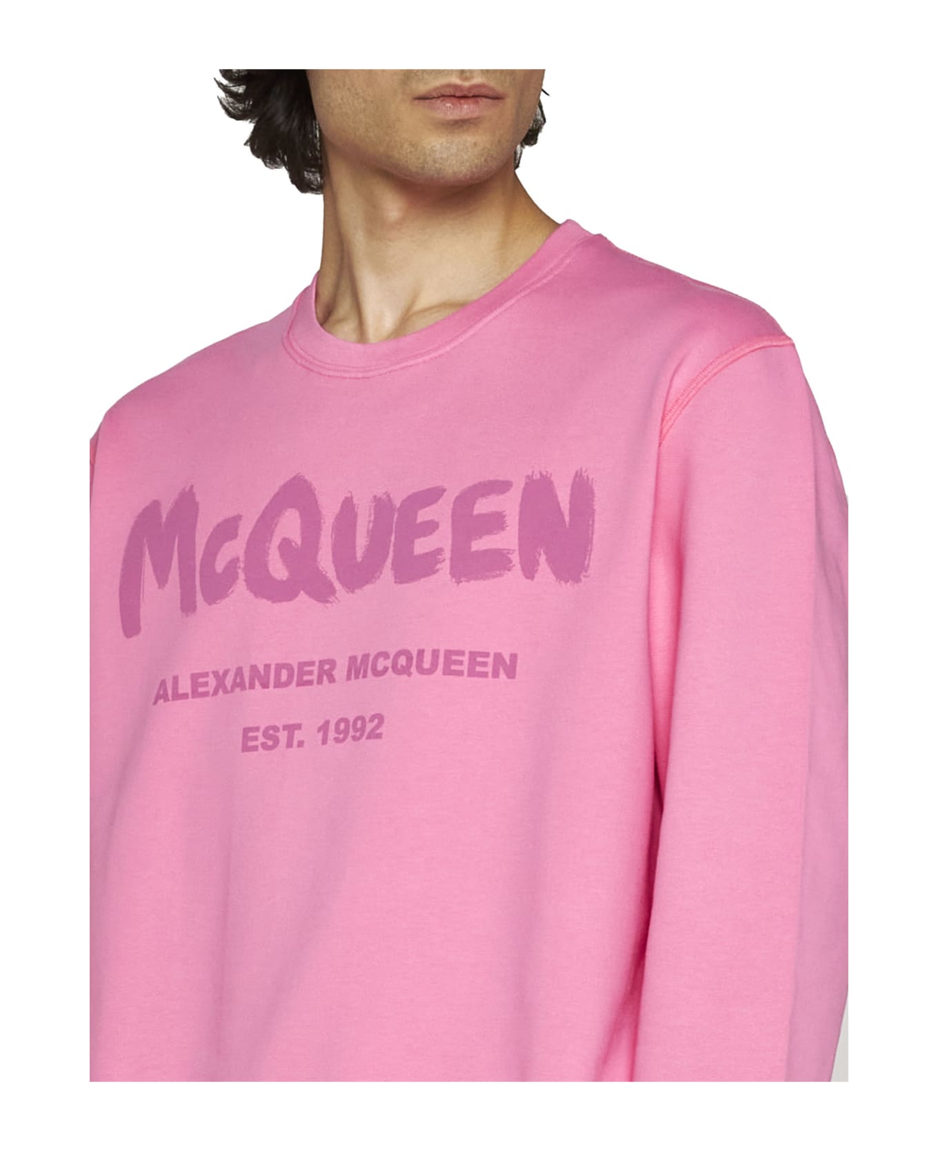 Alexander McQueen Fleece - Sugar pink mix