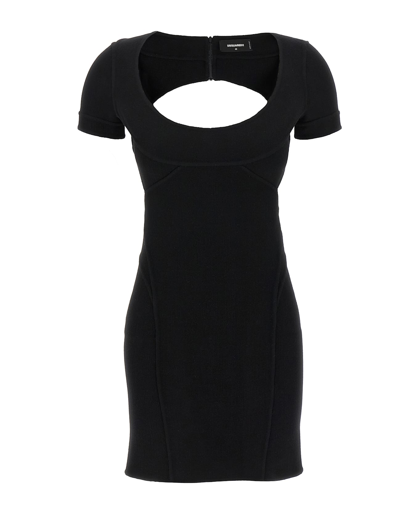 Dsquared2 
bodycon Cut Out
 Dress - Black  