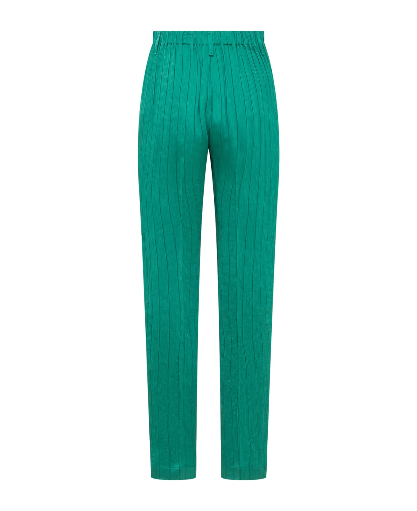 Forte_Forte Striped Trousers - EMERALD ボトムス