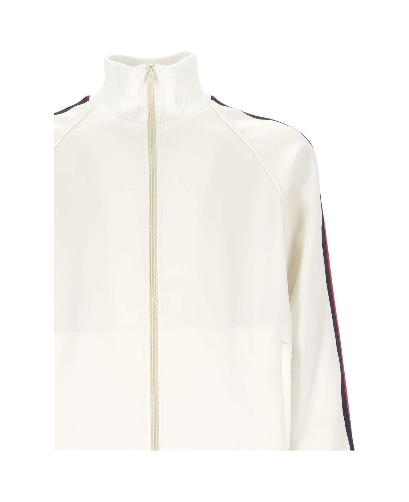 Gucci Fluid Drill Zip Jacket - White ジャケット