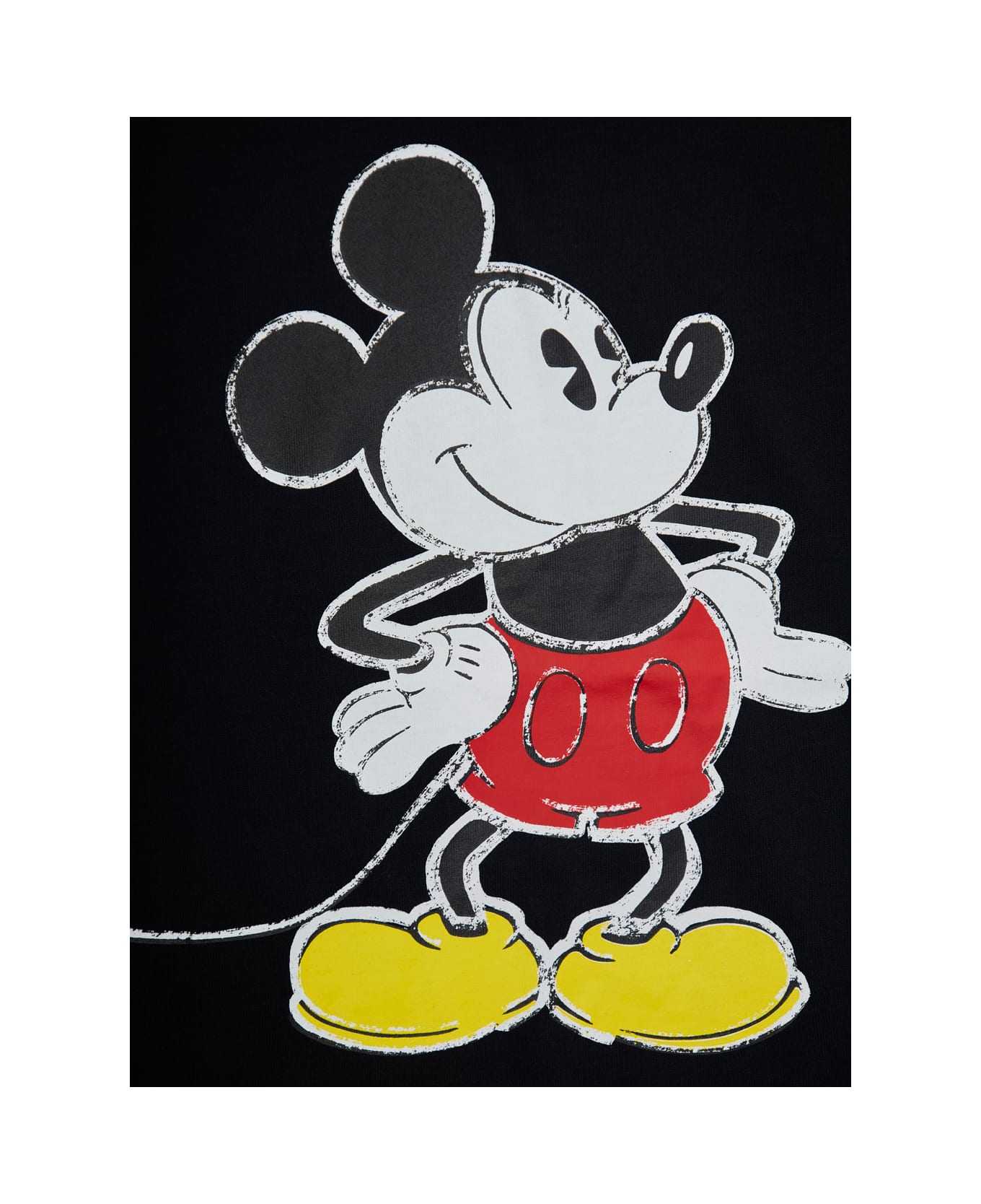 Marc Jacobs Black T-shirt With Mickey Mouse Print On Front And Back In Cotton Boy - Black