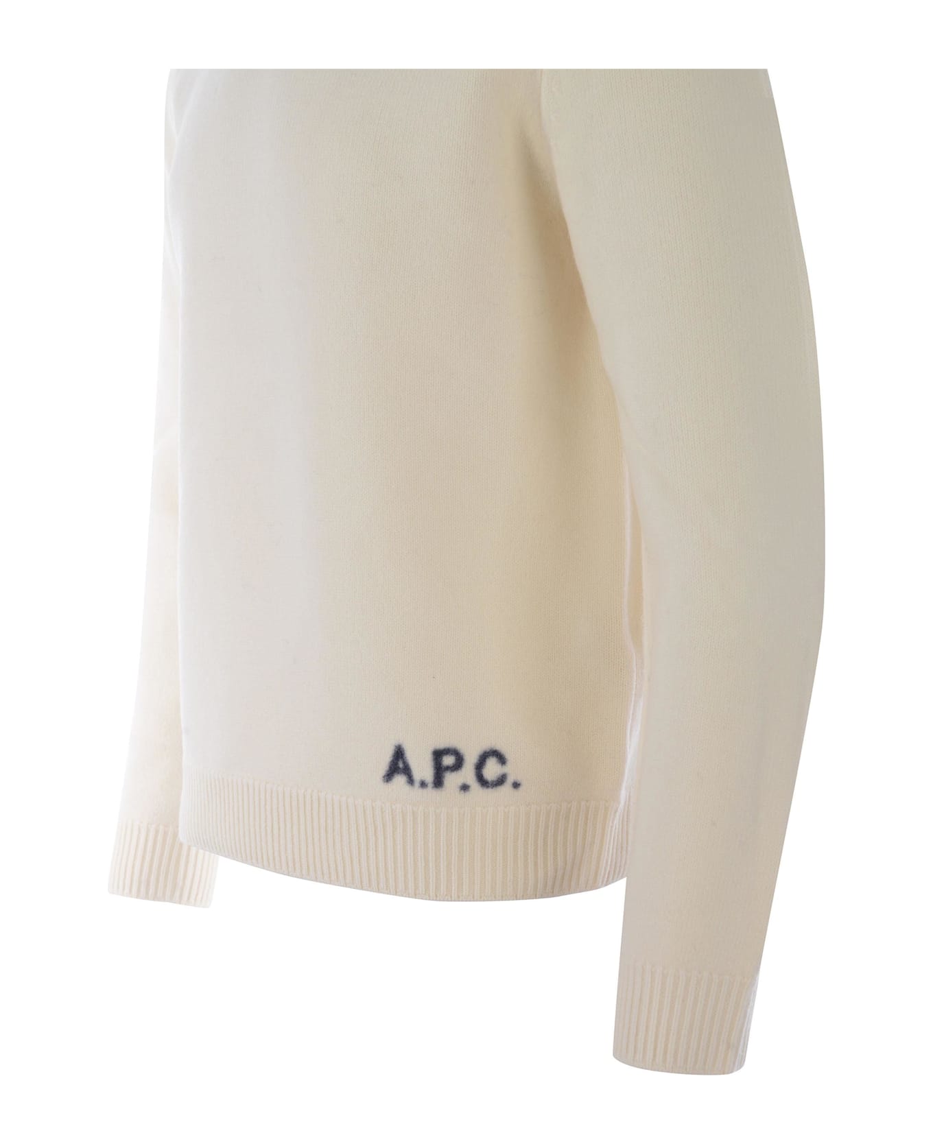 A.P.C. Sweater A.p.c. "edward" Made Of Virgin Wool - Beige