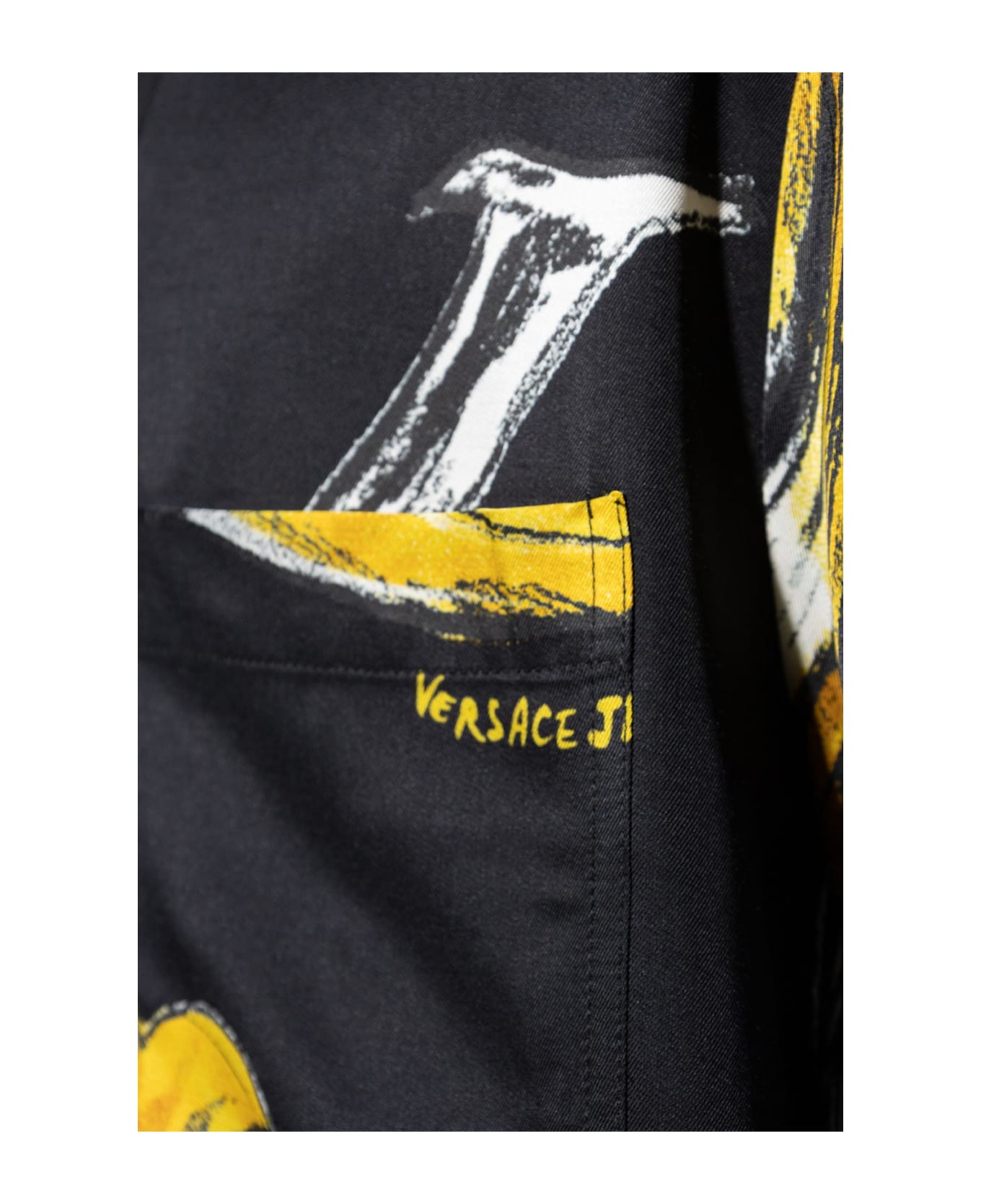 Versace Jeans Couture Shirt With Logo - BLACK