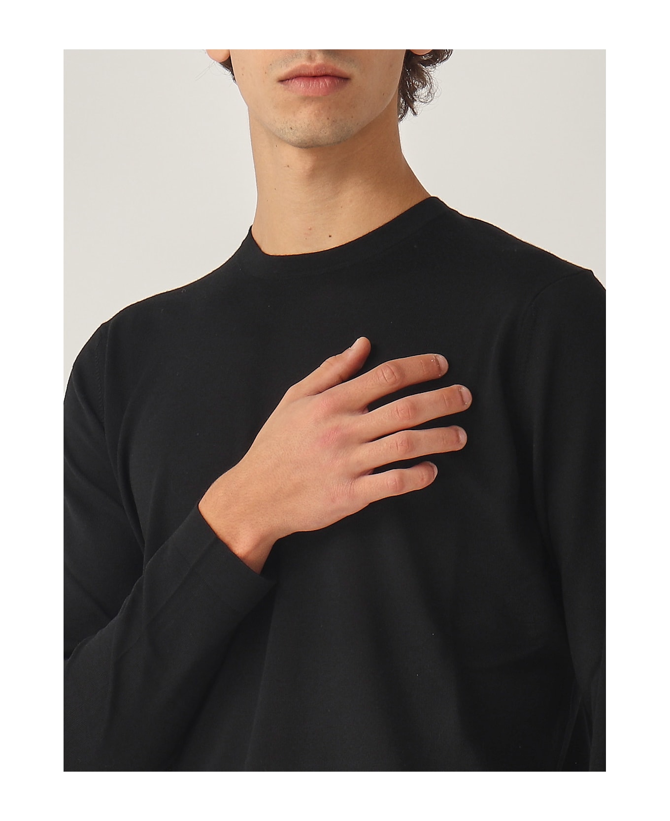 Filippo De Laurentiis T-shirt M/l Sweater - NERO