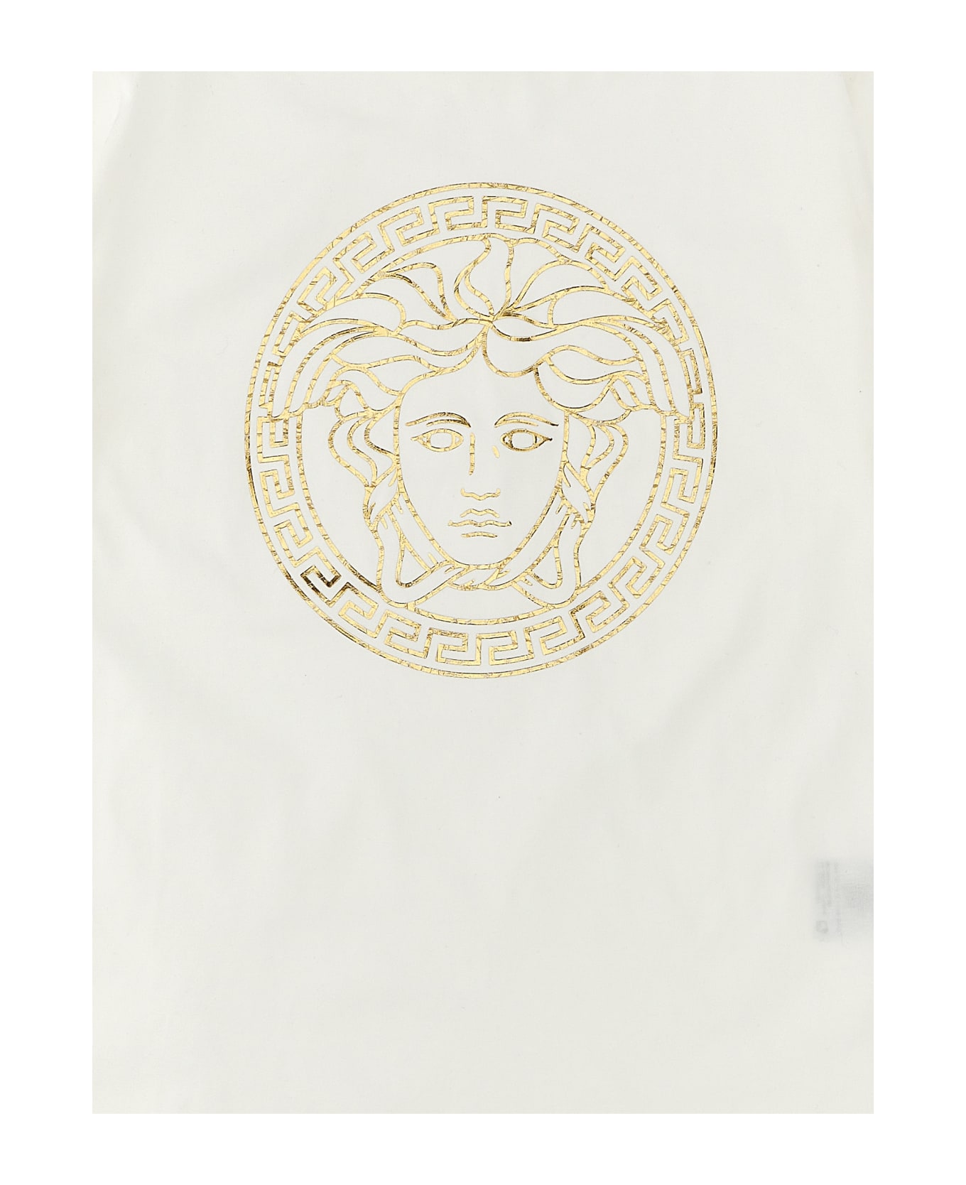 Versace Logo Print T-shirt - Bianco