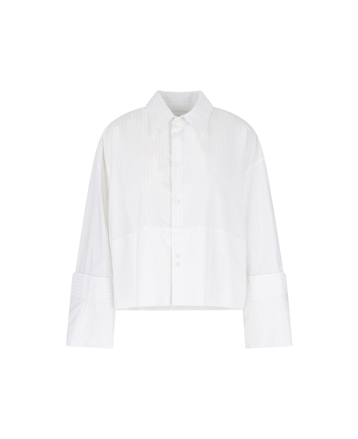 MM6 Maison Margiela Long-sleeved Shirt - White シャツ