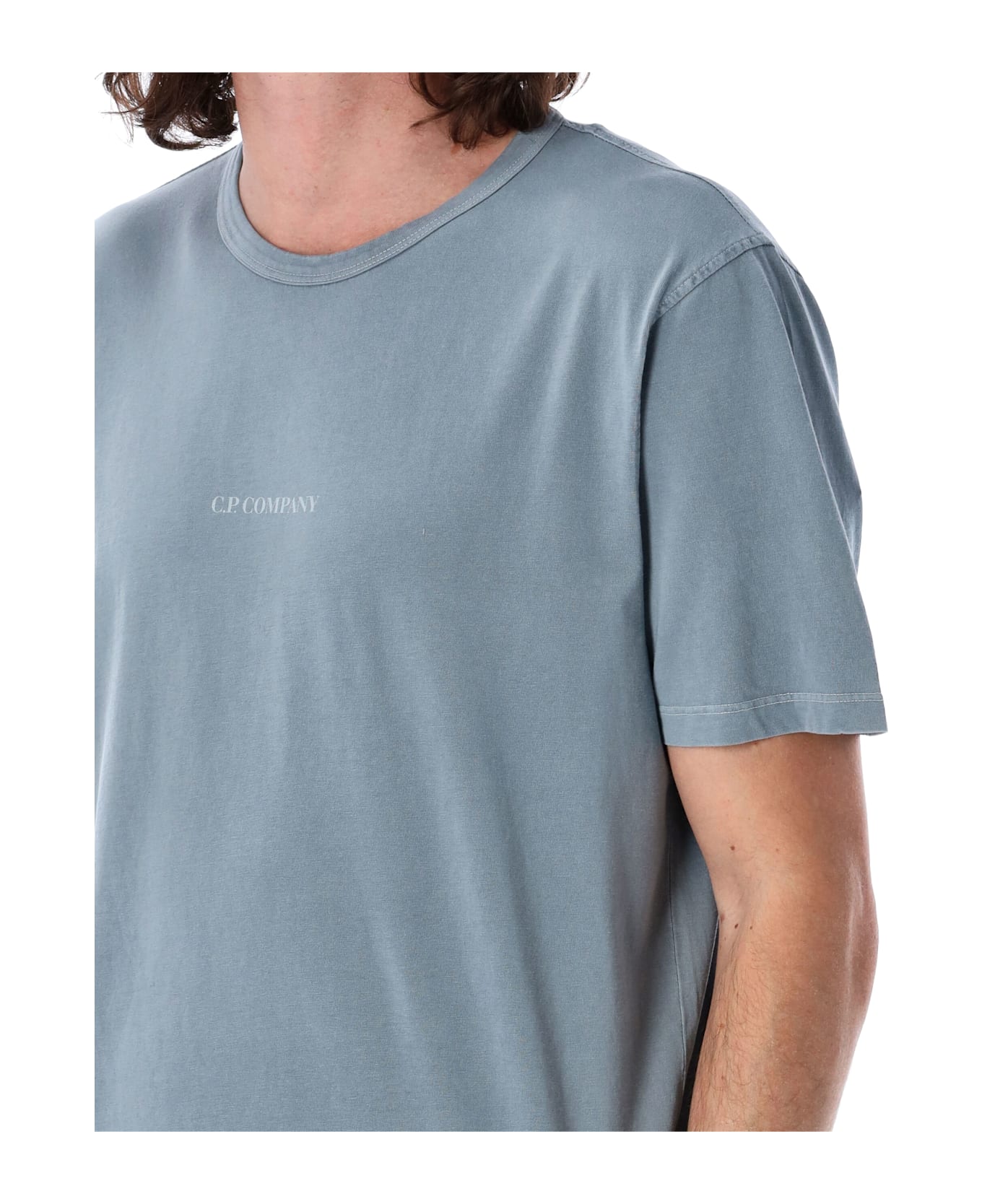 C.P. Company Logo Print T-shirt - STORMY WEATHER