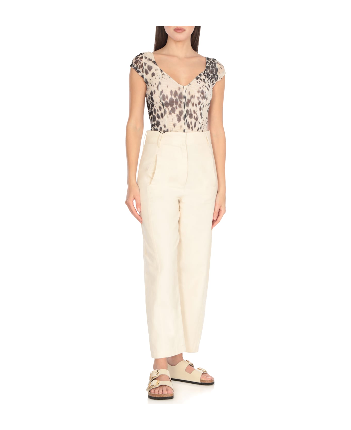 Birkenstock Milano Big Buckle Sandals - Ivory