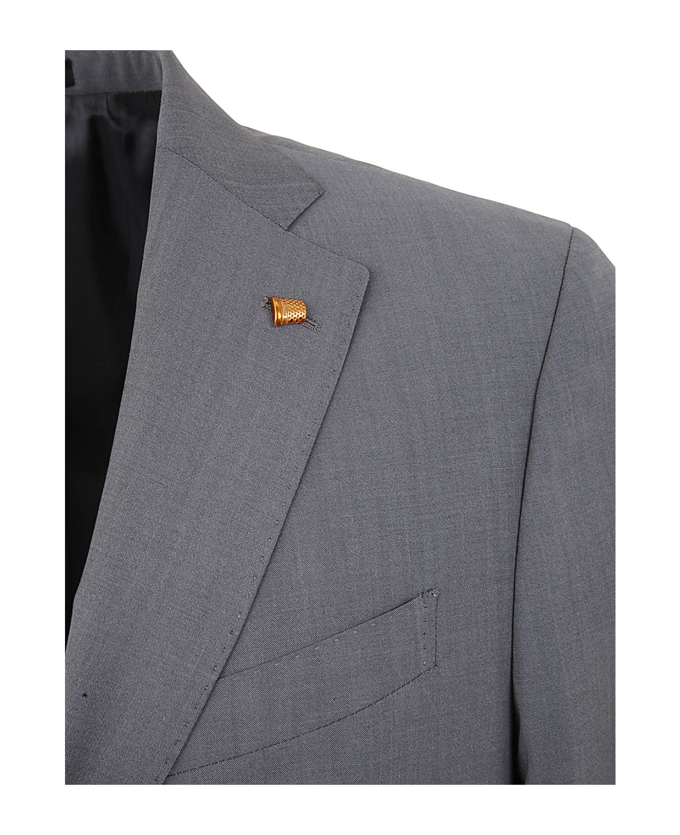Sartoria Latorre Suit With Two Buttons - Lead