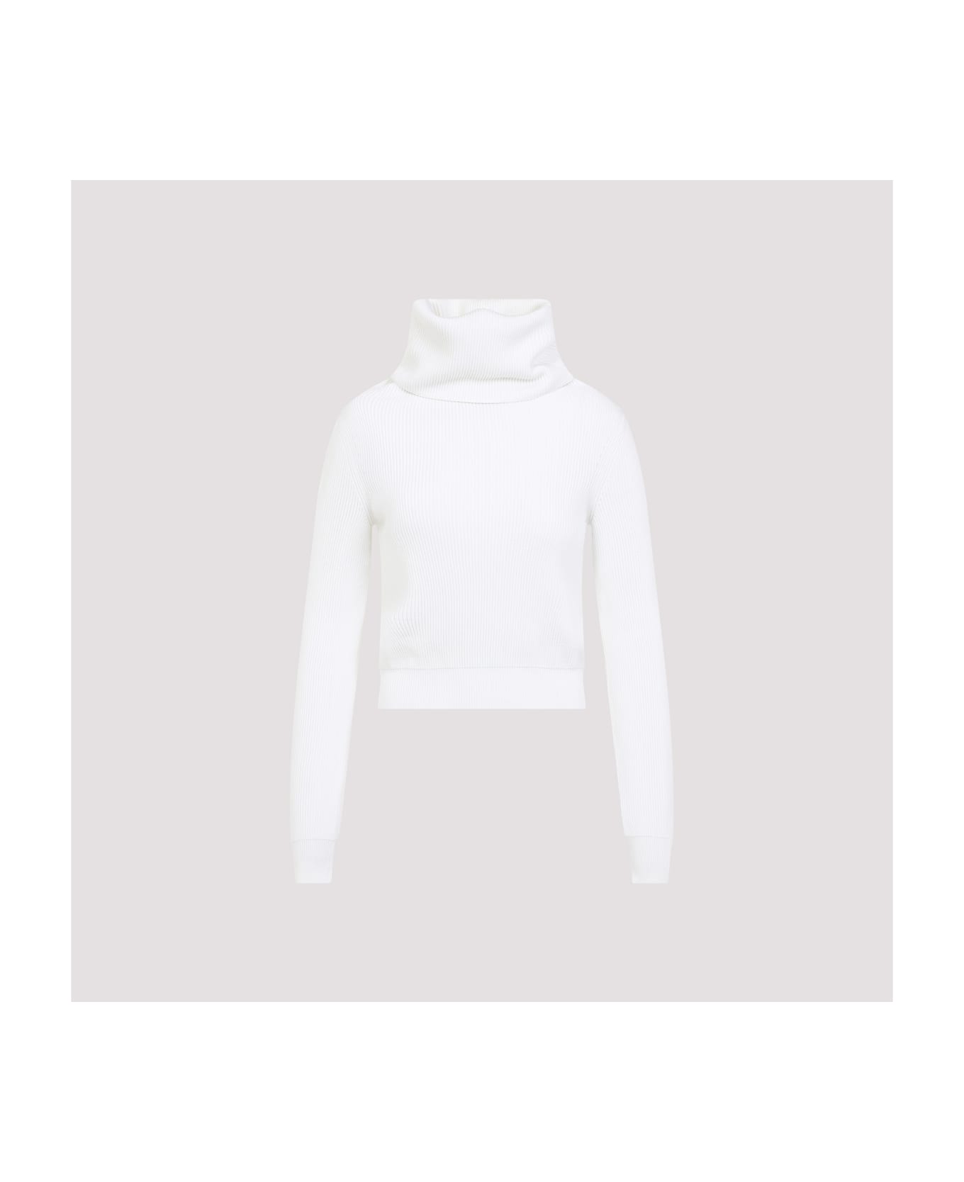 Alaia Alaïa Hooded Long Sleeves Top - Blanc Naturel