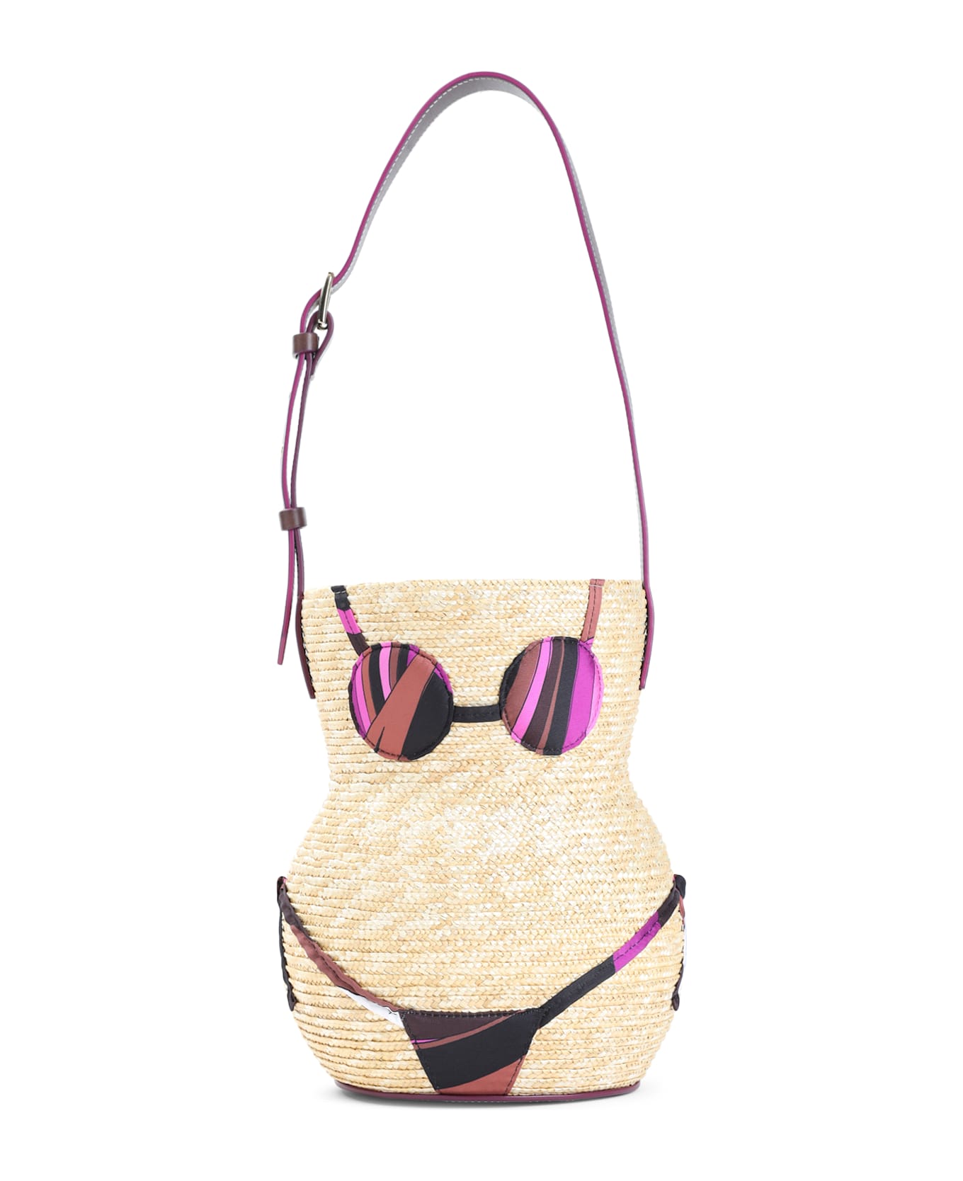 Pucci Nella Bag - Naturale Fuxia Marrone