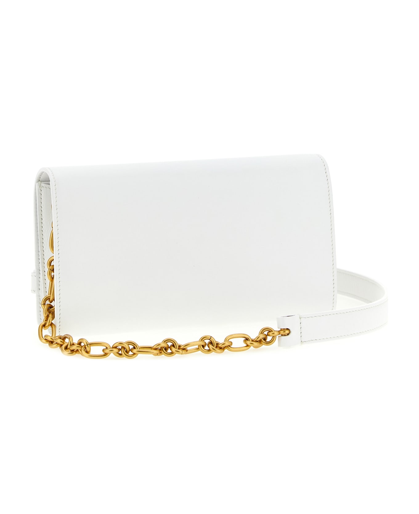 Balmain 'shuffle' Wallet Chain - White