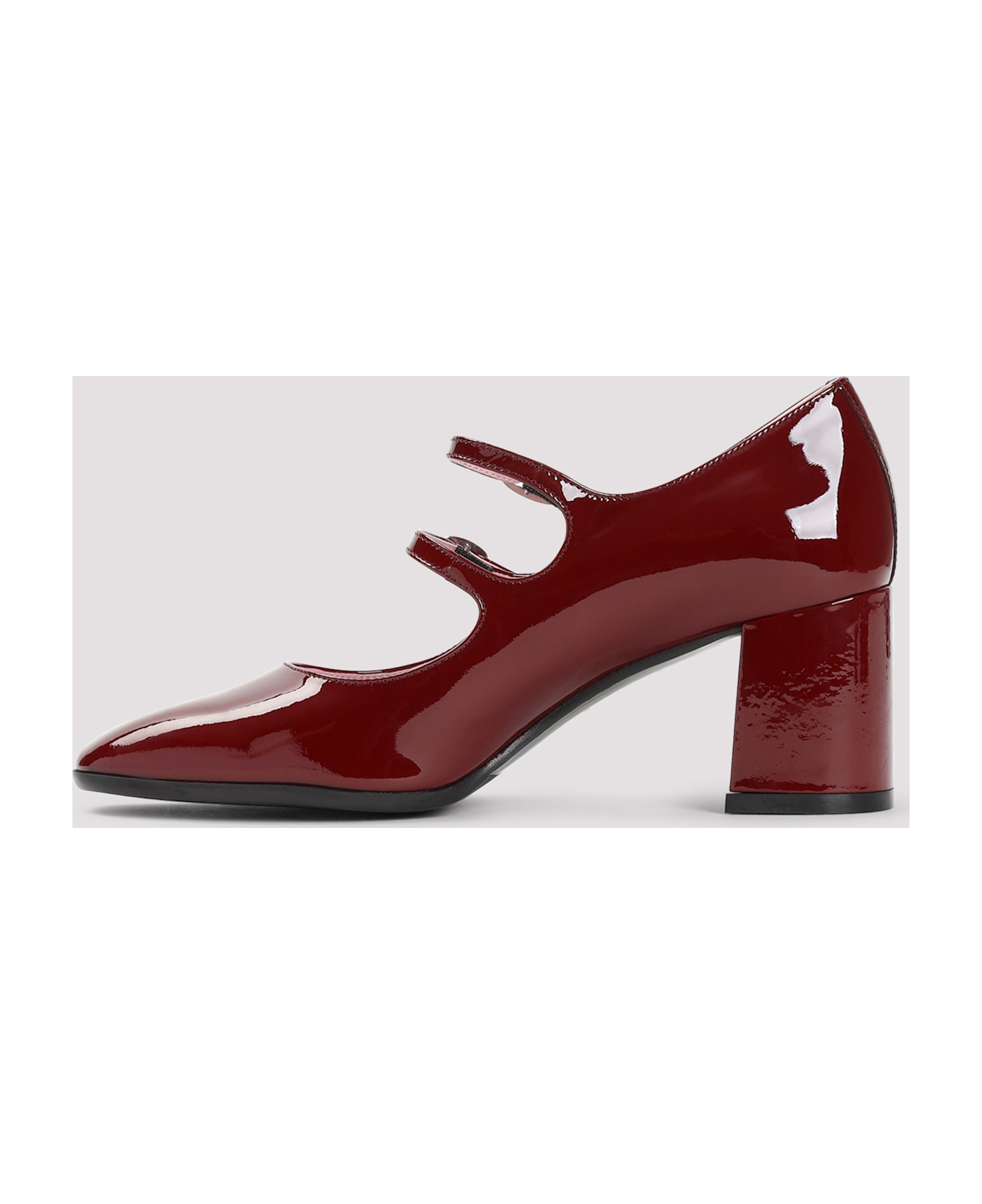 Carel Alice Mary Jane Pumps - Burgundy