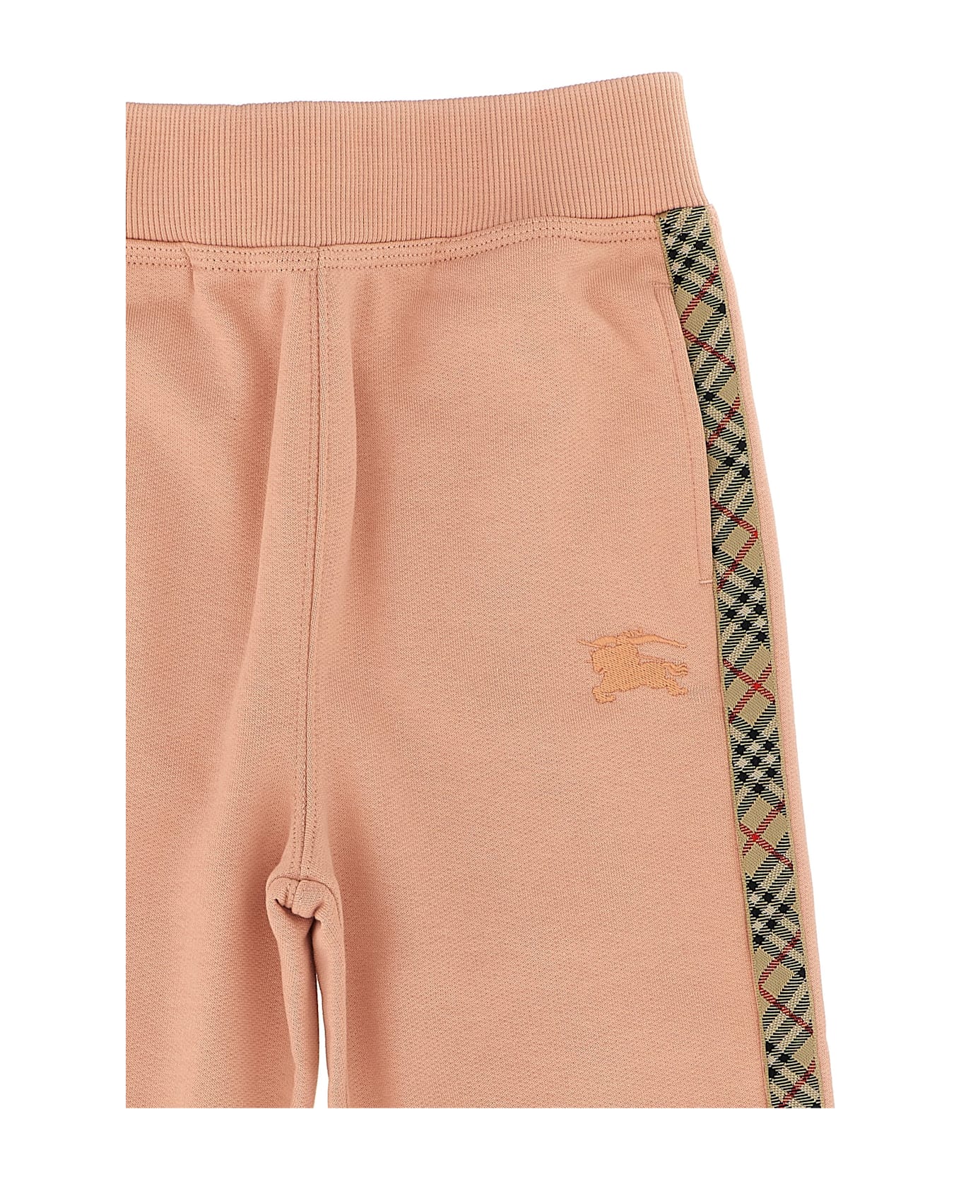 Burberry 
jackson Check Tape
 Joggers - Pink