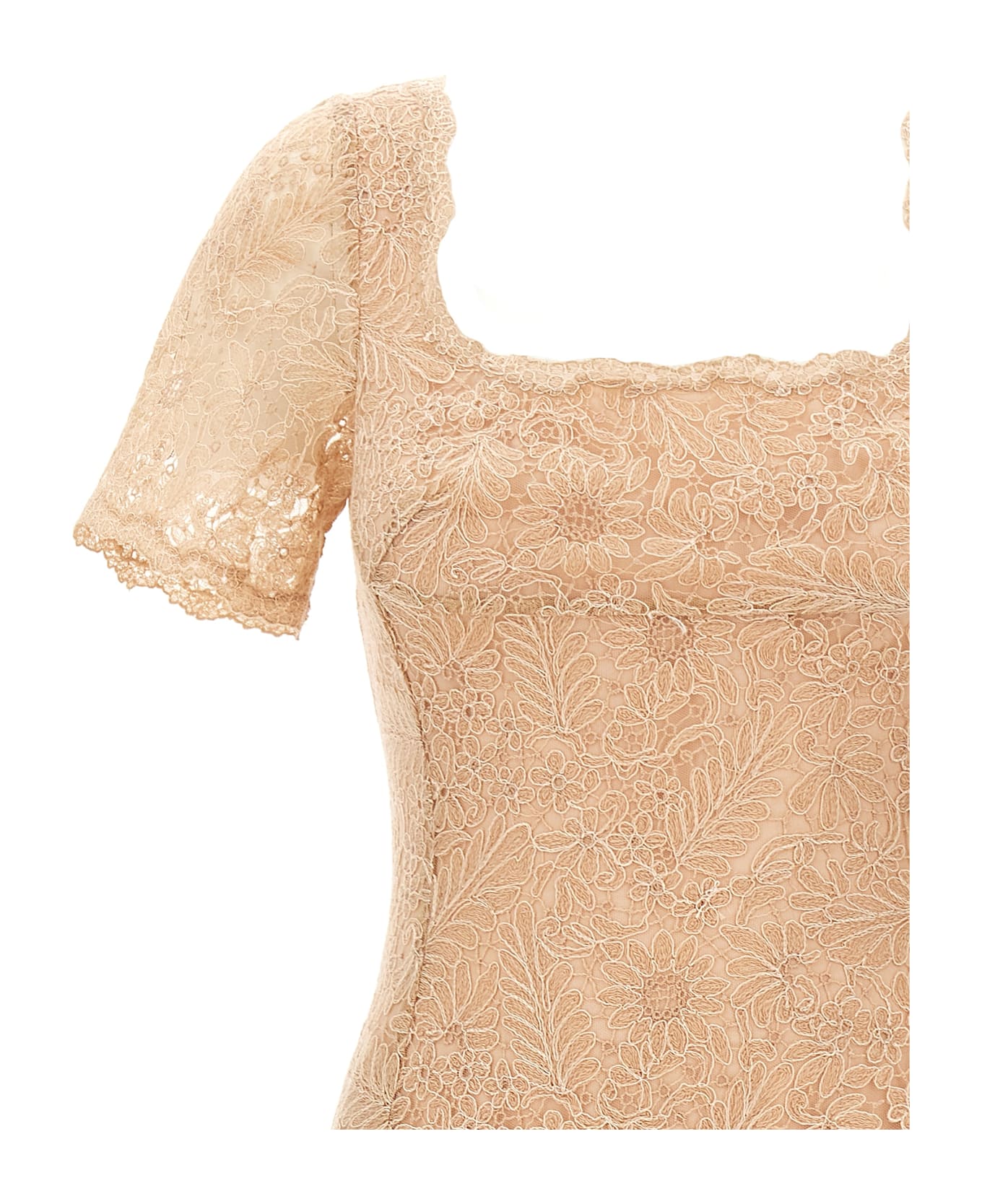 Ermanno Scervino Lace Dress - Pink
