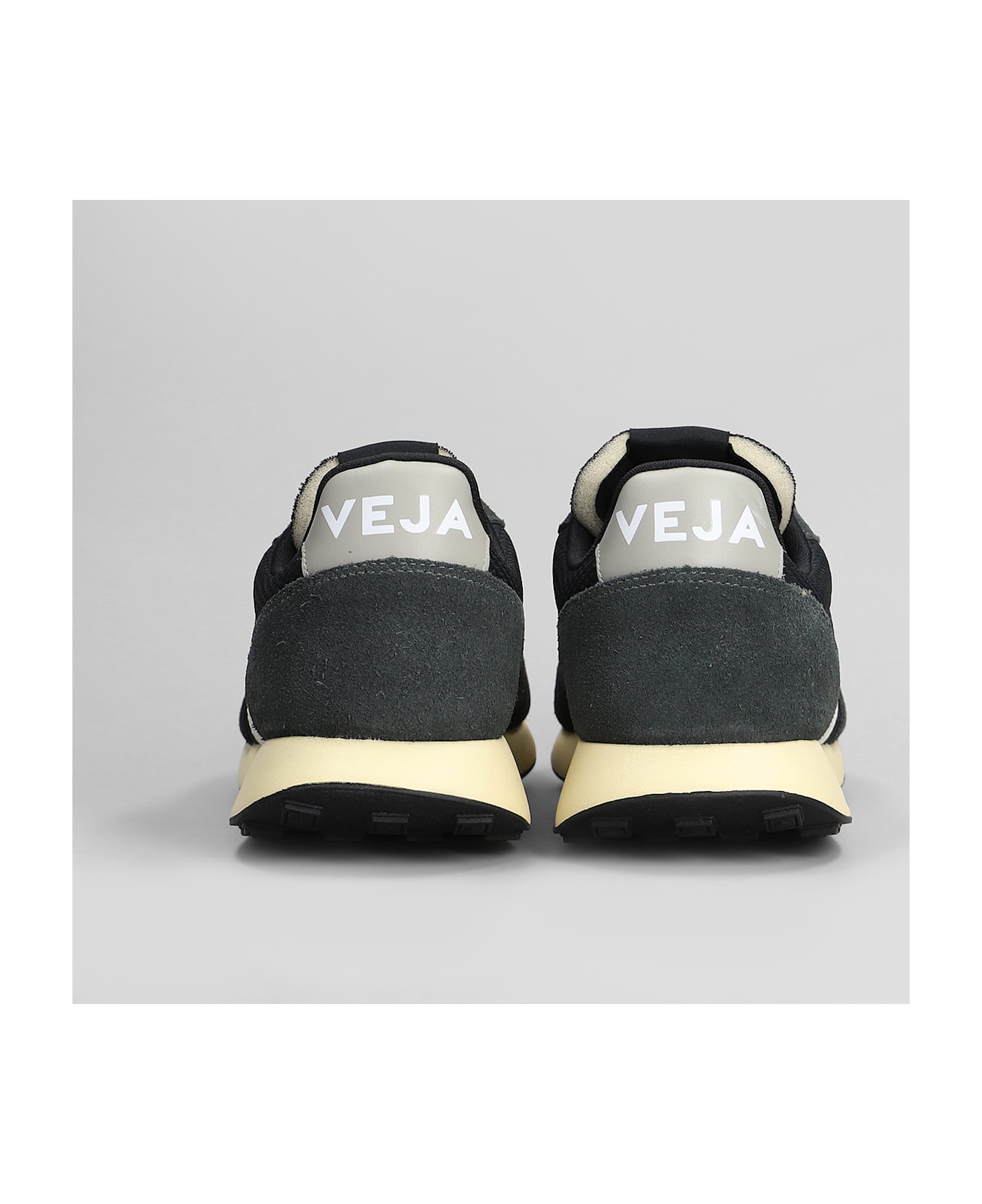 Veja Rio Branco Ii Sneakers In Black Suede And Fabric - black