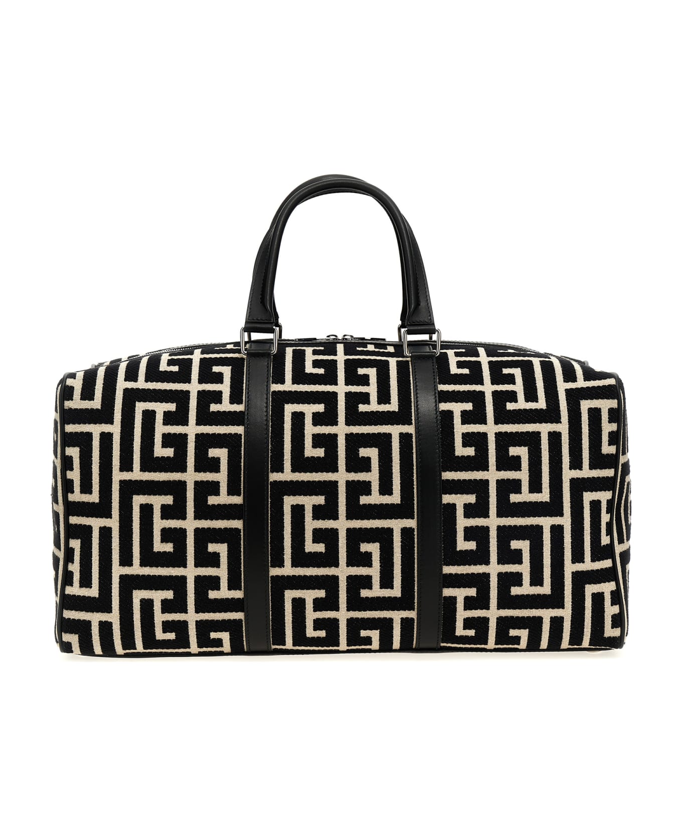 Balmain 'voyage' Duffel Bag - White/Black