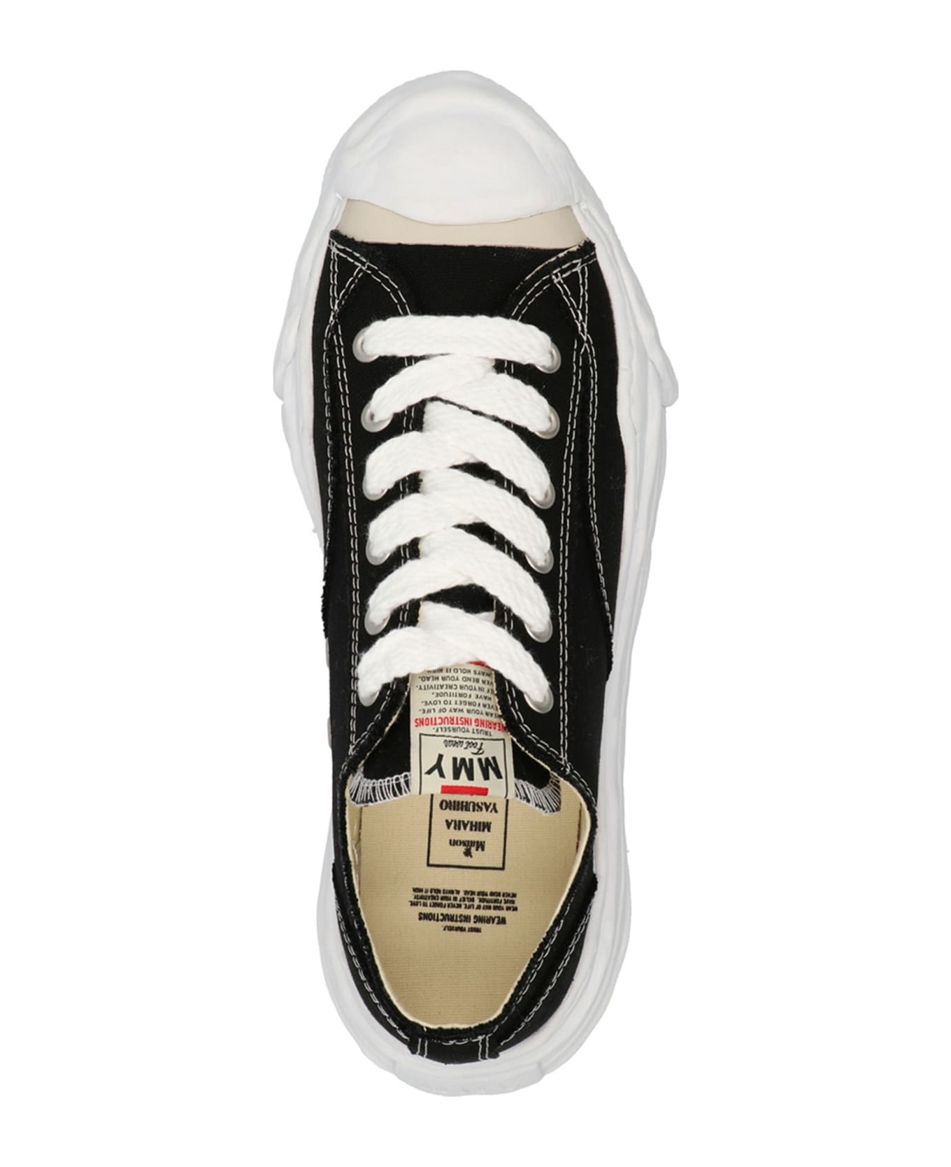 Mihara Yasuhiro 
hank Low
 Sneakers - White/Black