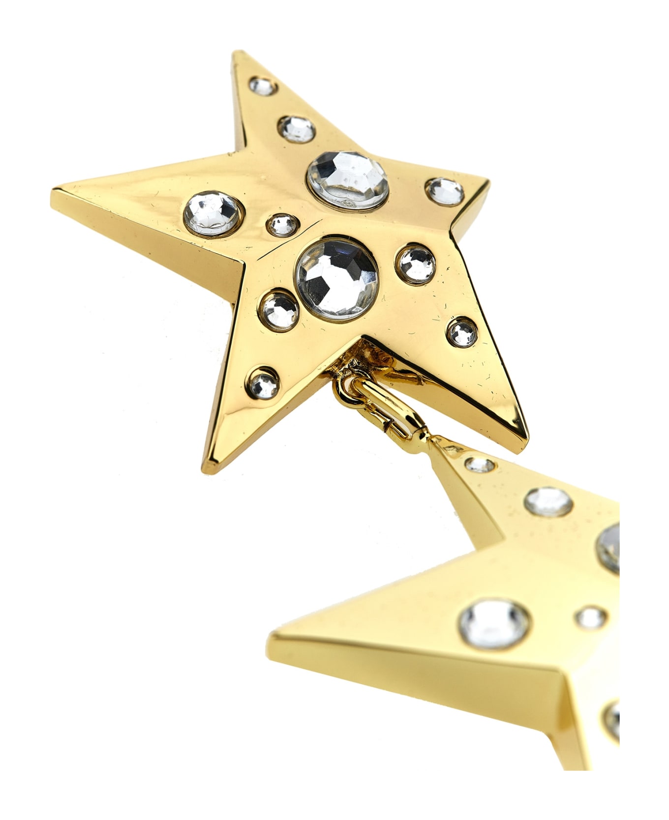 AREA 'crystal Star Drop' Earrings - Gold