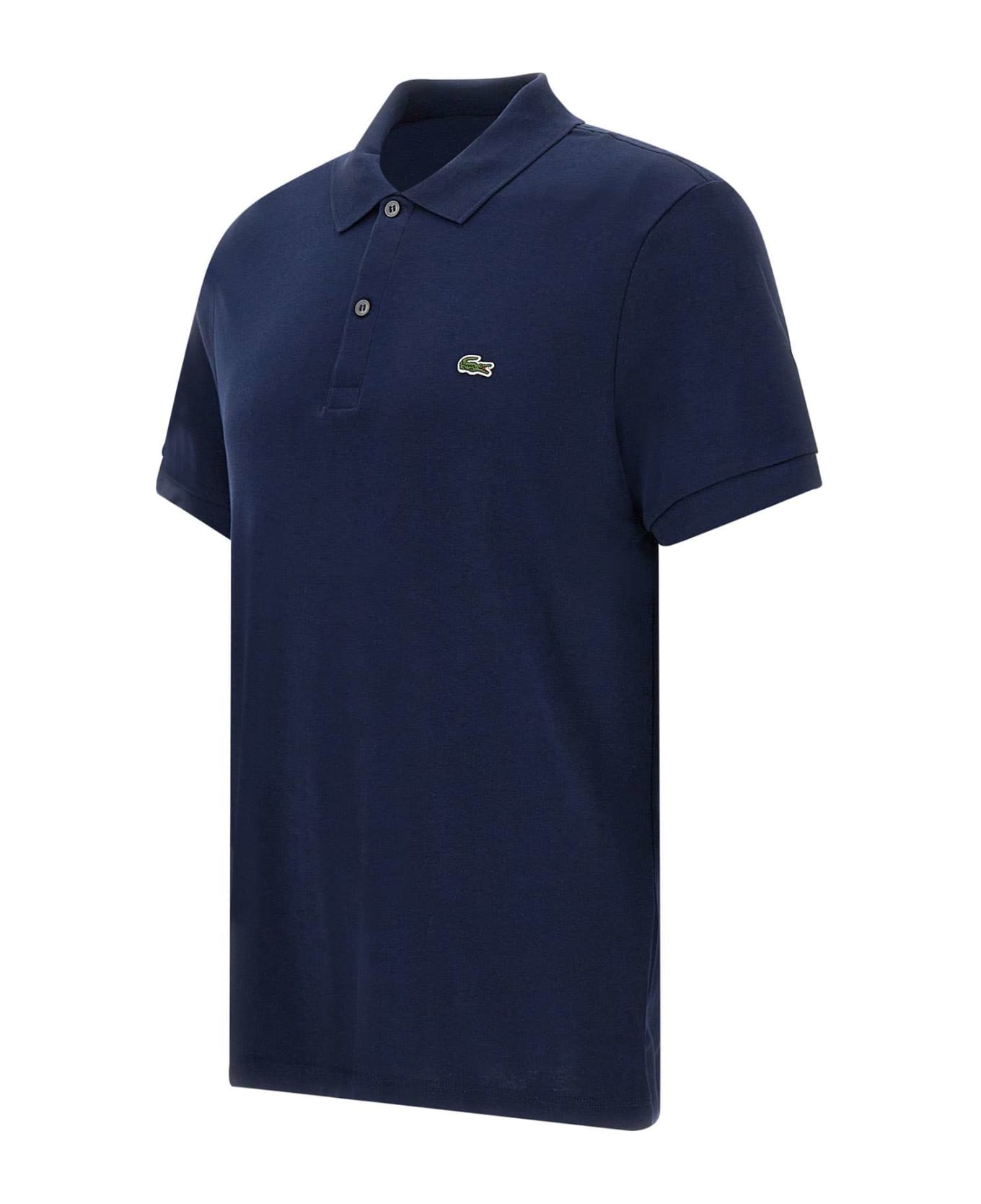 Lacoste Cotton Polo Shirt - Blue