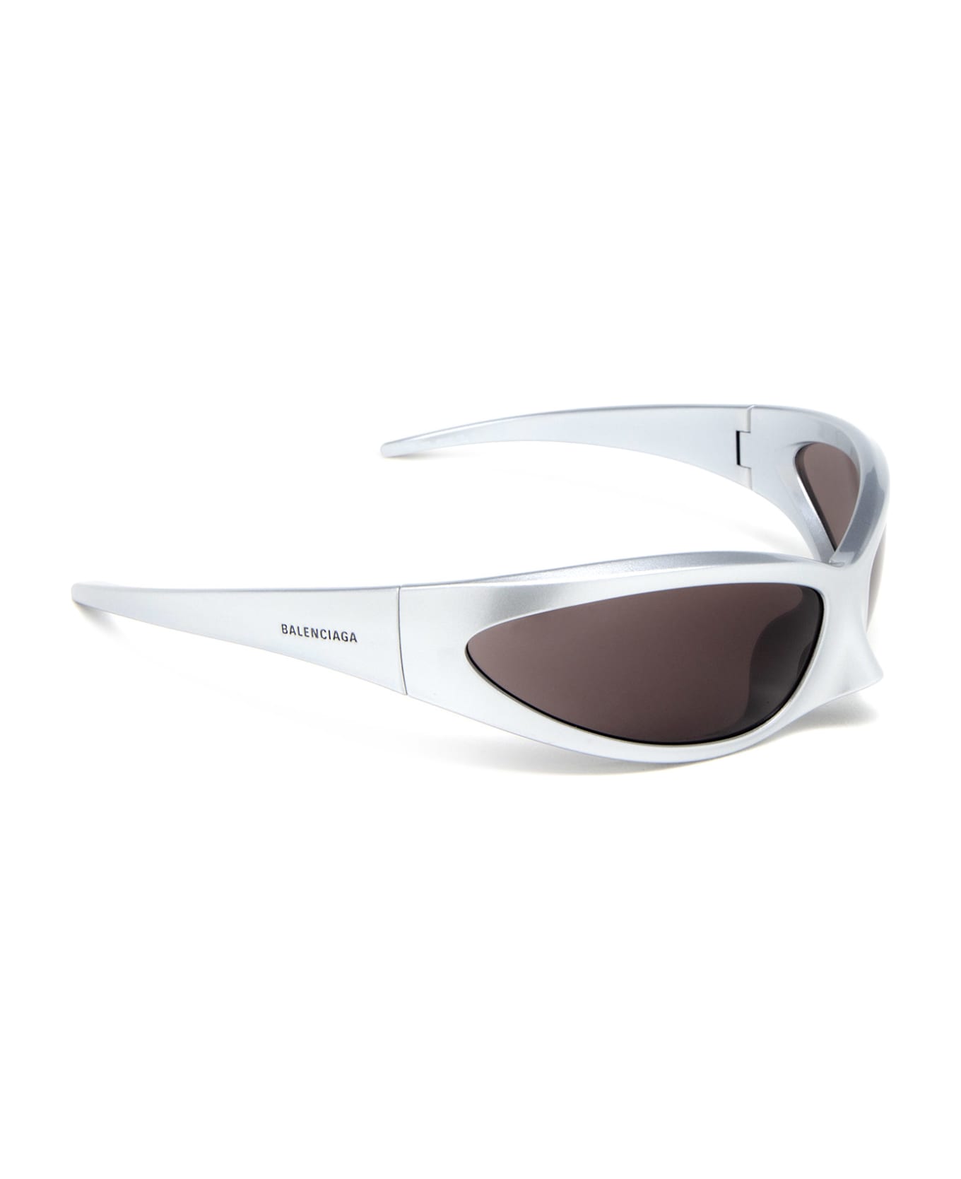Balenciaga Eyewear Bb0251s Sunglasses - 005 SILVER SILVER GREY サングラス