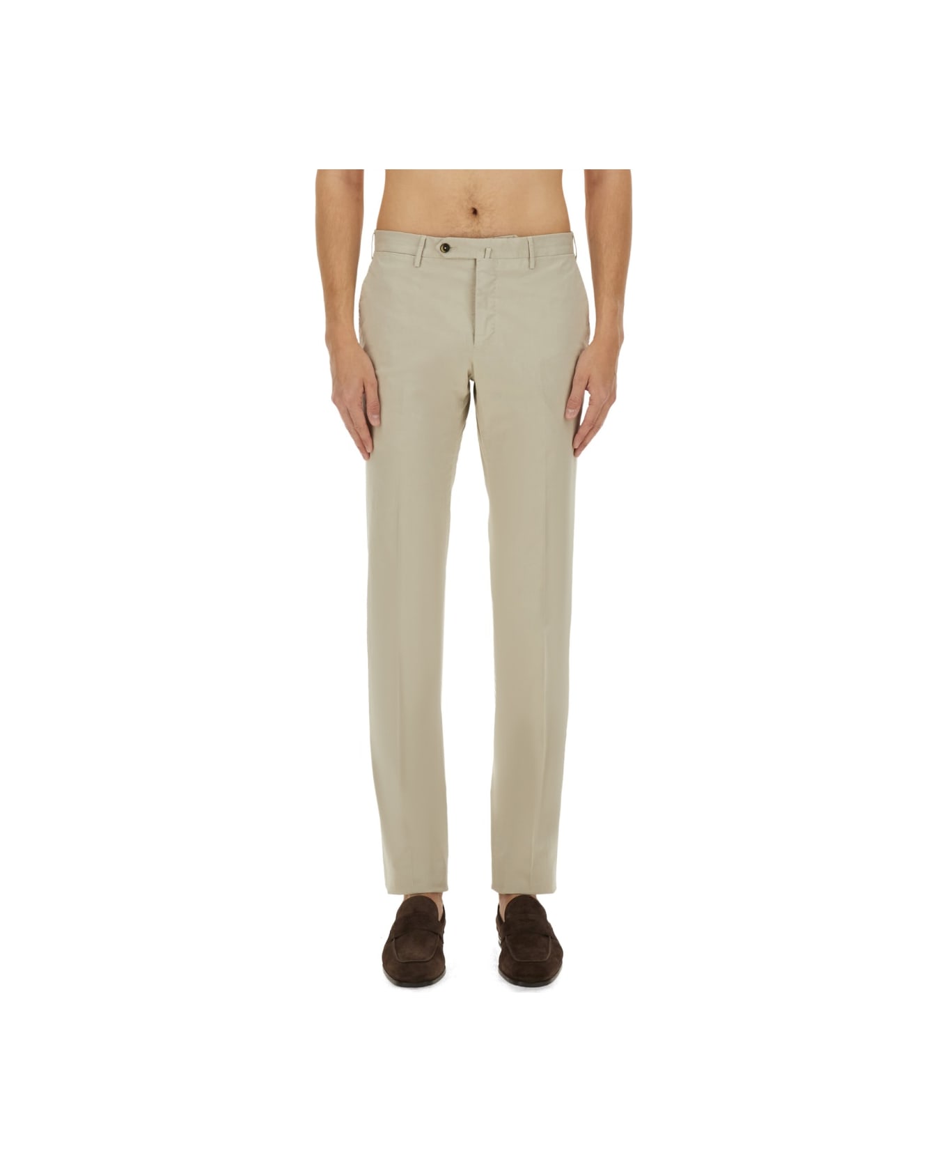 PT Torino Slim Fit Pants - IVORY
