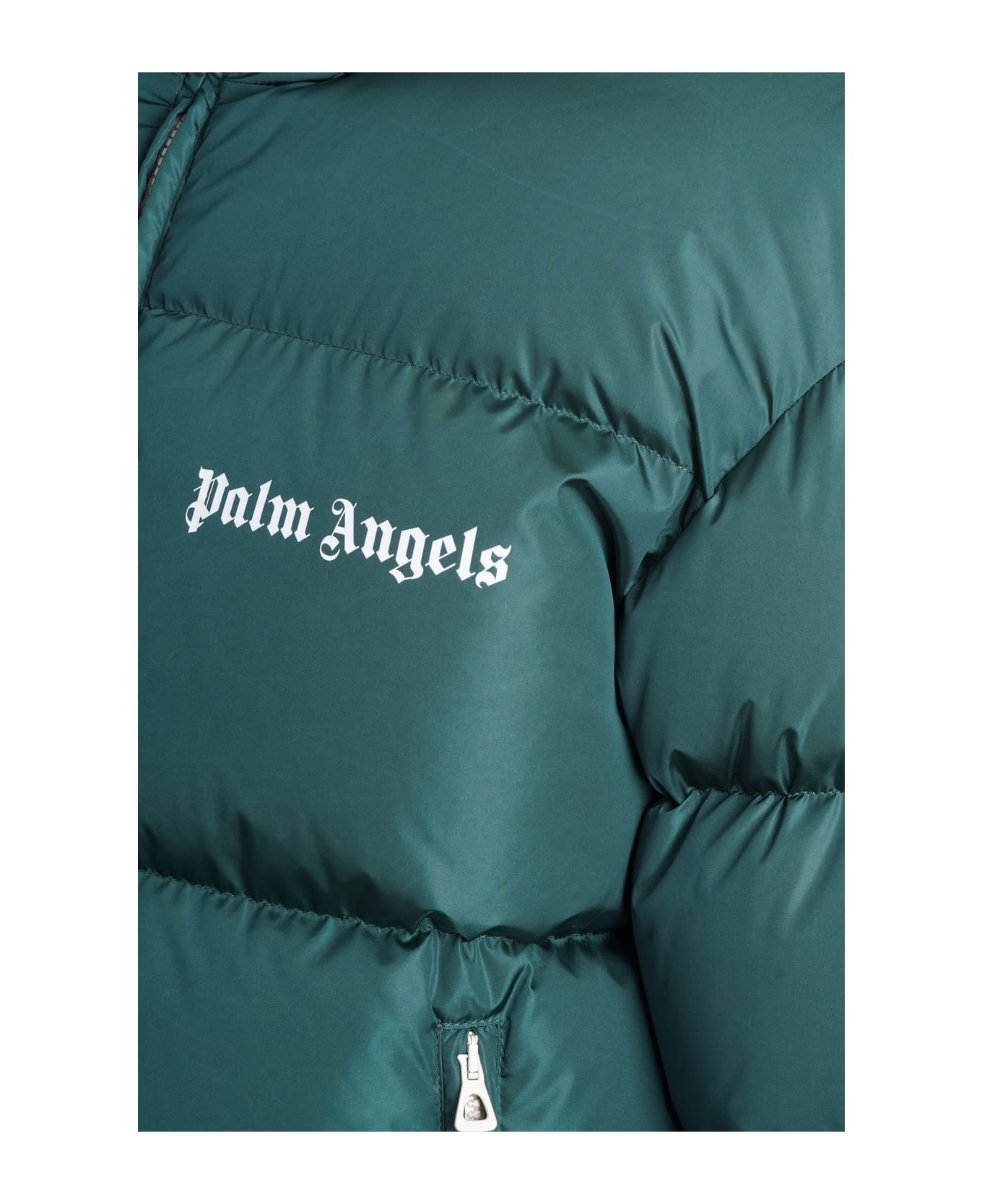 Palm Angels Puffer In Green Polyamide - green