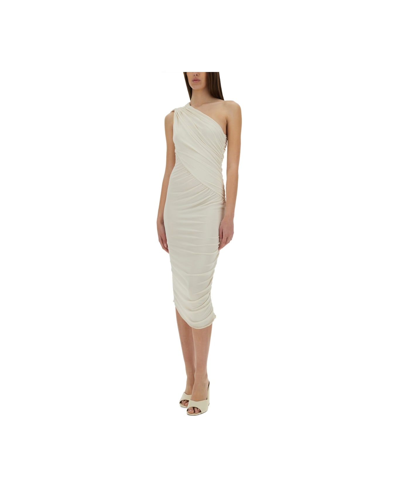 Rick Owens Lilies Long Dress "amira" - WHITE