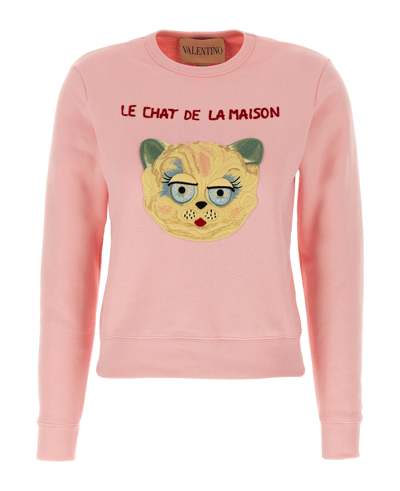 Valentino Garavani 
le Chat De La Maison
 Sweatshirt - Pink